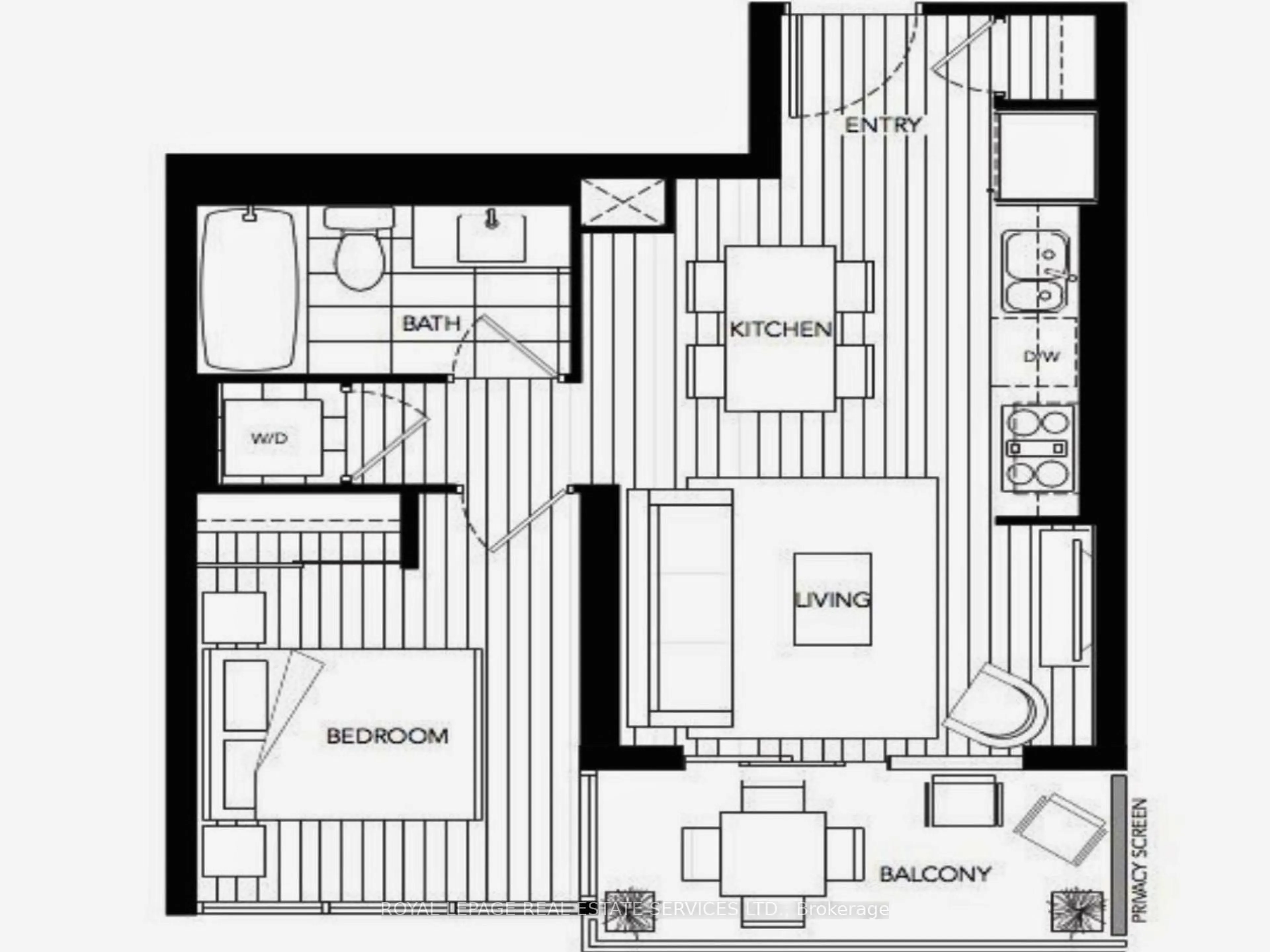 Floor plan for 2220 Lakeshore Blvd #2210, Toronto Ontario M8V 0C1