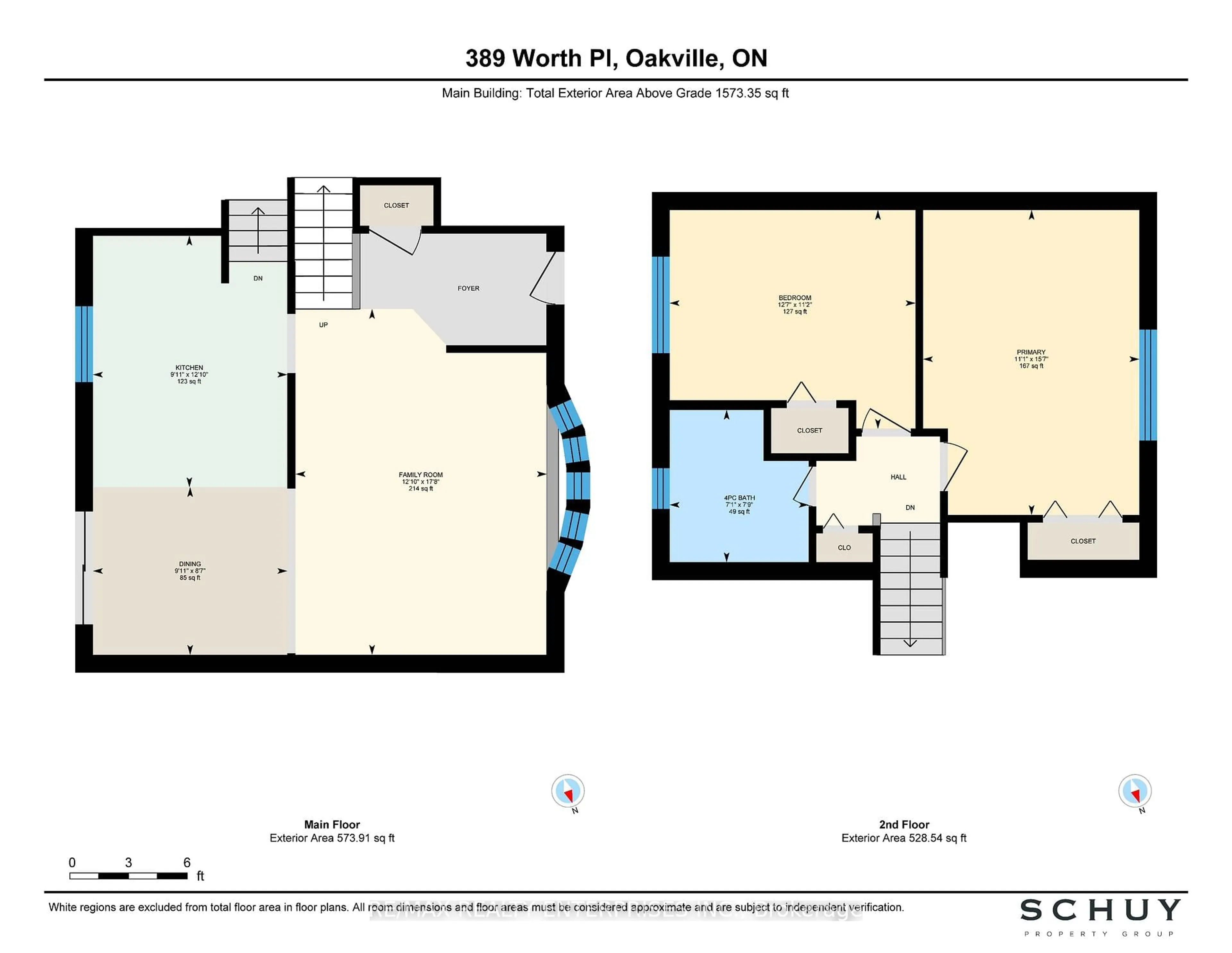 Floor plan for 389 Worth Pl, Oakville Ontario L6L 3L8