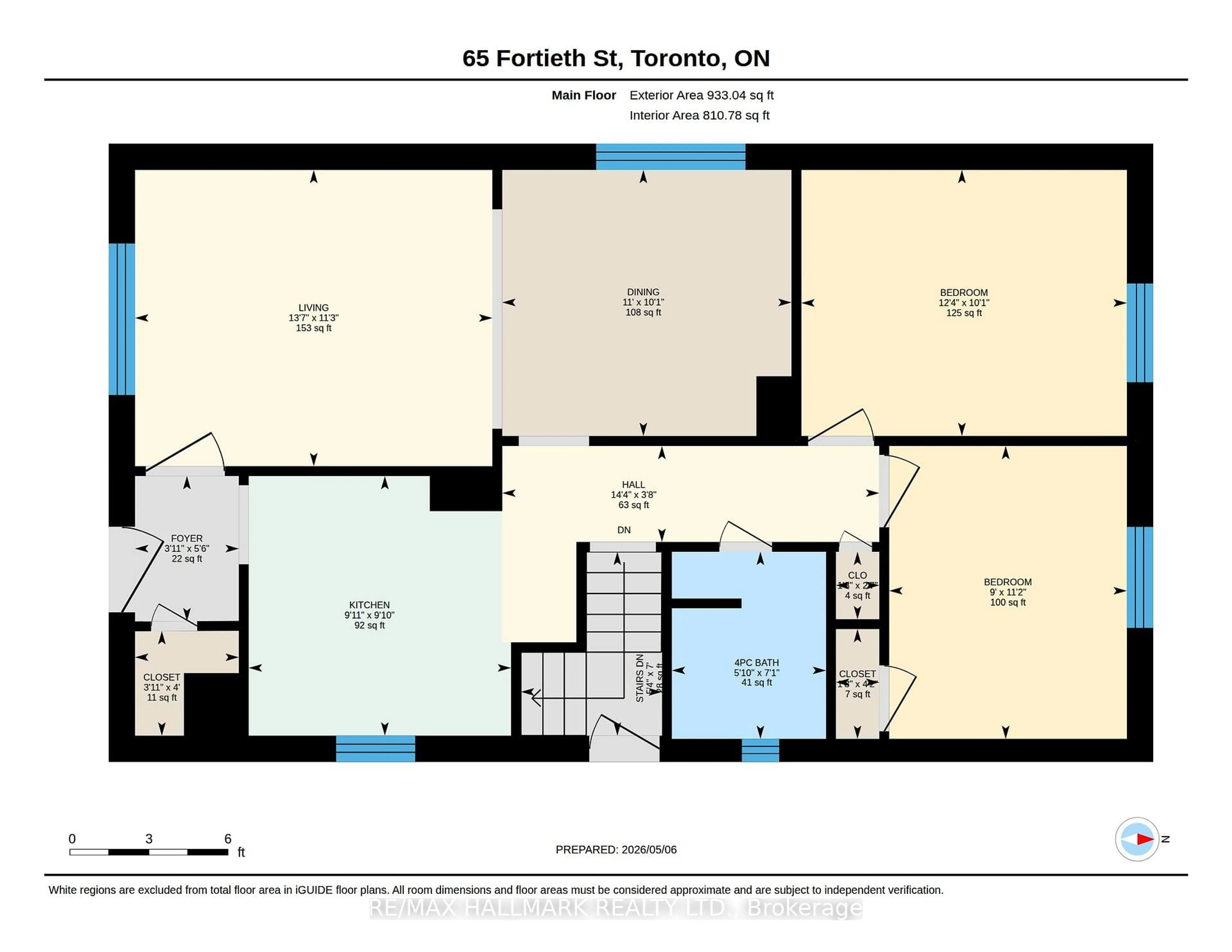 Floor plan for 65 Fortieth St, Toronto Ontario M8W 3M8