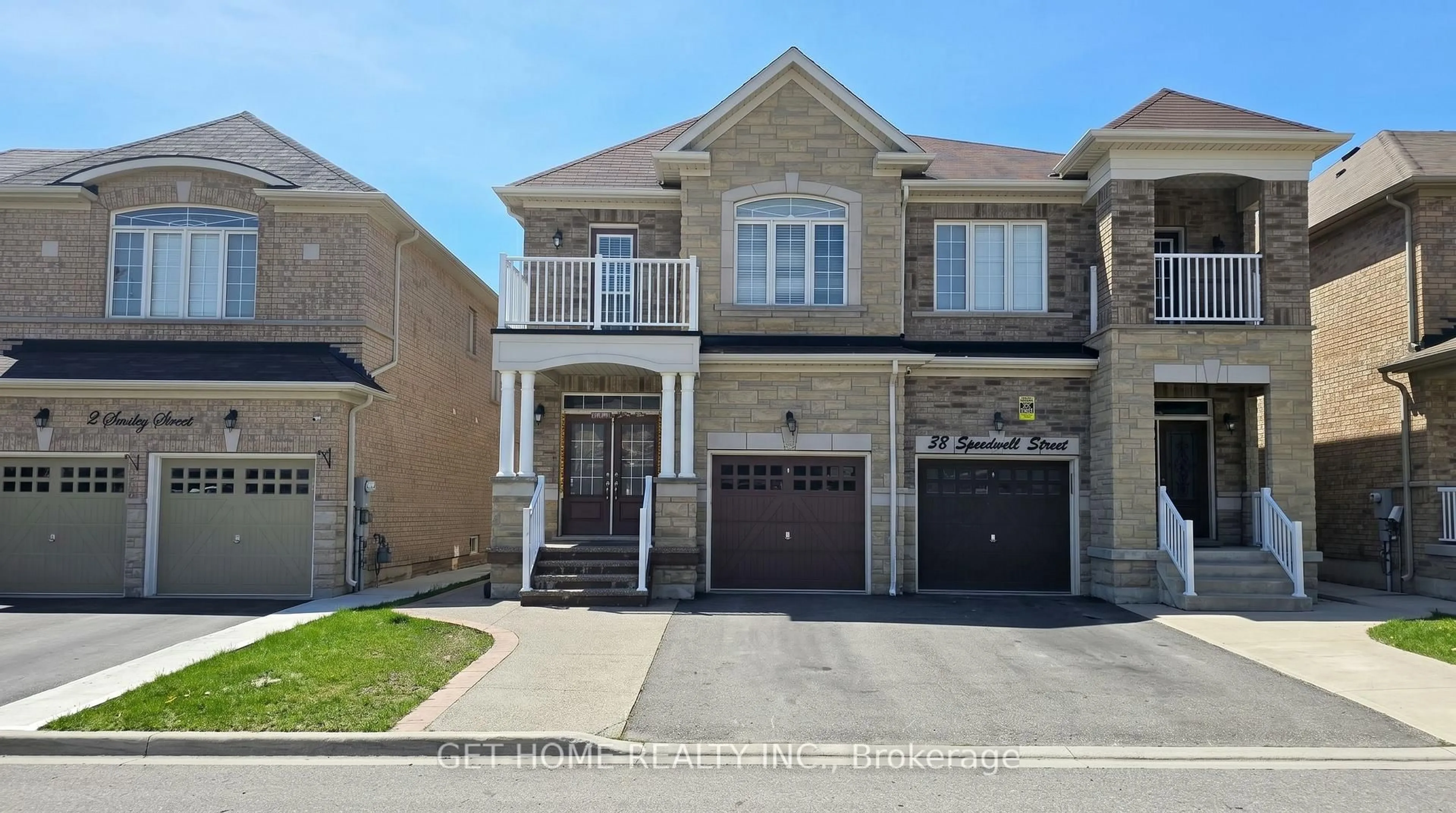 Home with brick exterior material, street for 50 Speedwell St, Brampton Ontario L6X 5H2