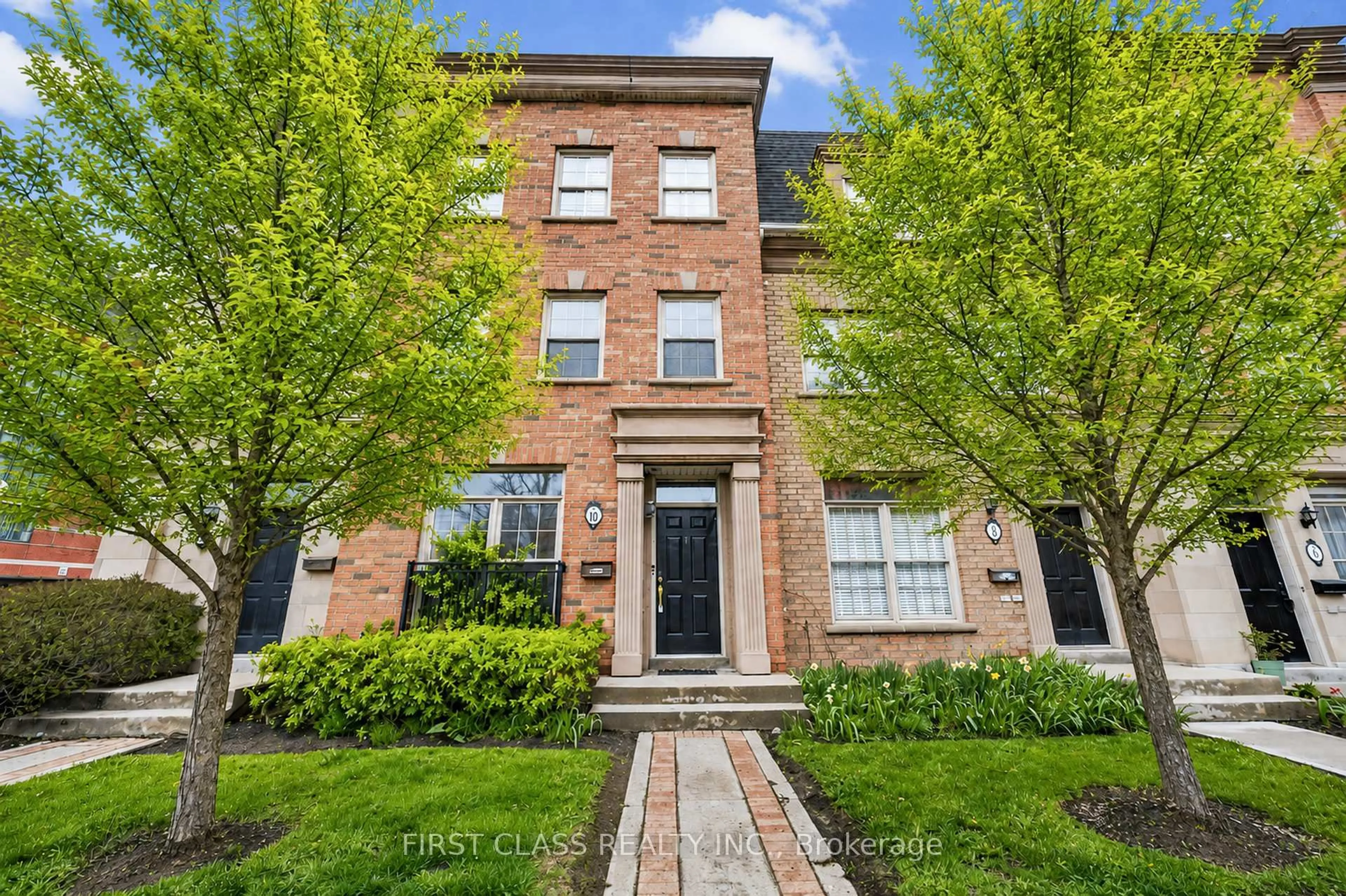 Home with brick exterior material, street for 3076 Lake Shore Blvd #Th10, Toronto Ontario M8V 1K3