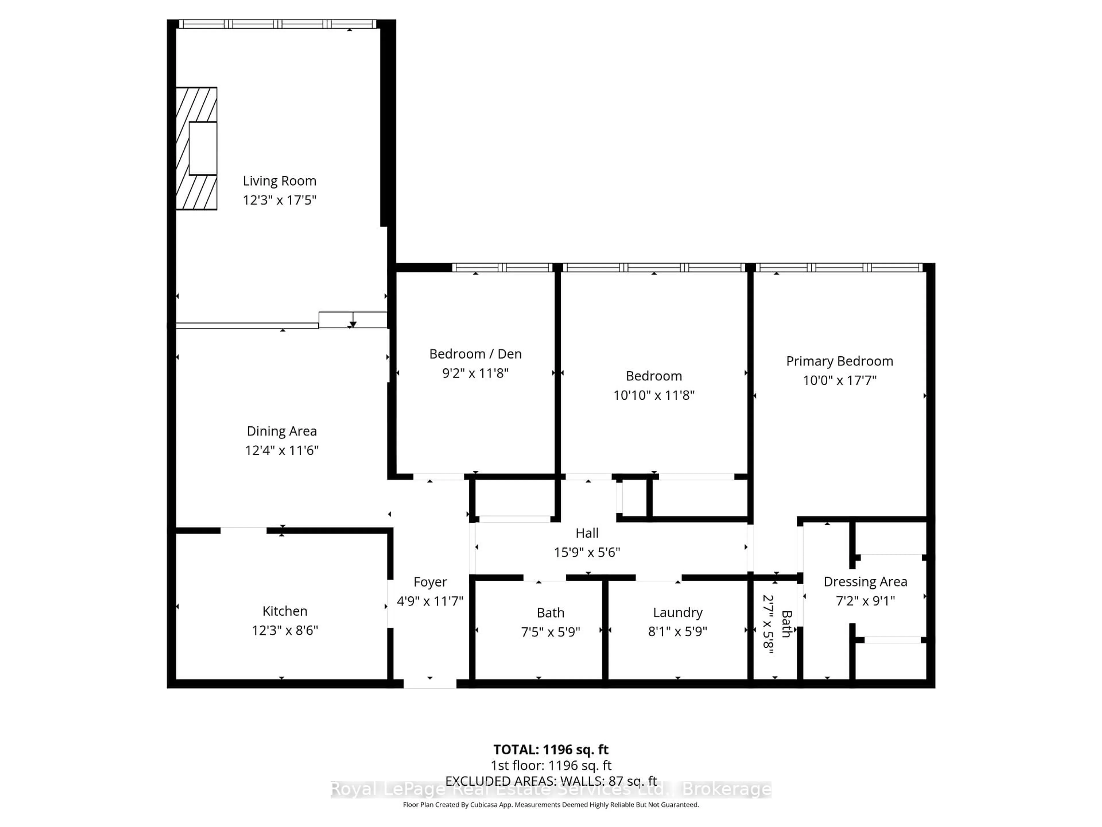 Floor plan for 1359 White Oaks Blvd #2004, Oakville Ontario L6H 2R8