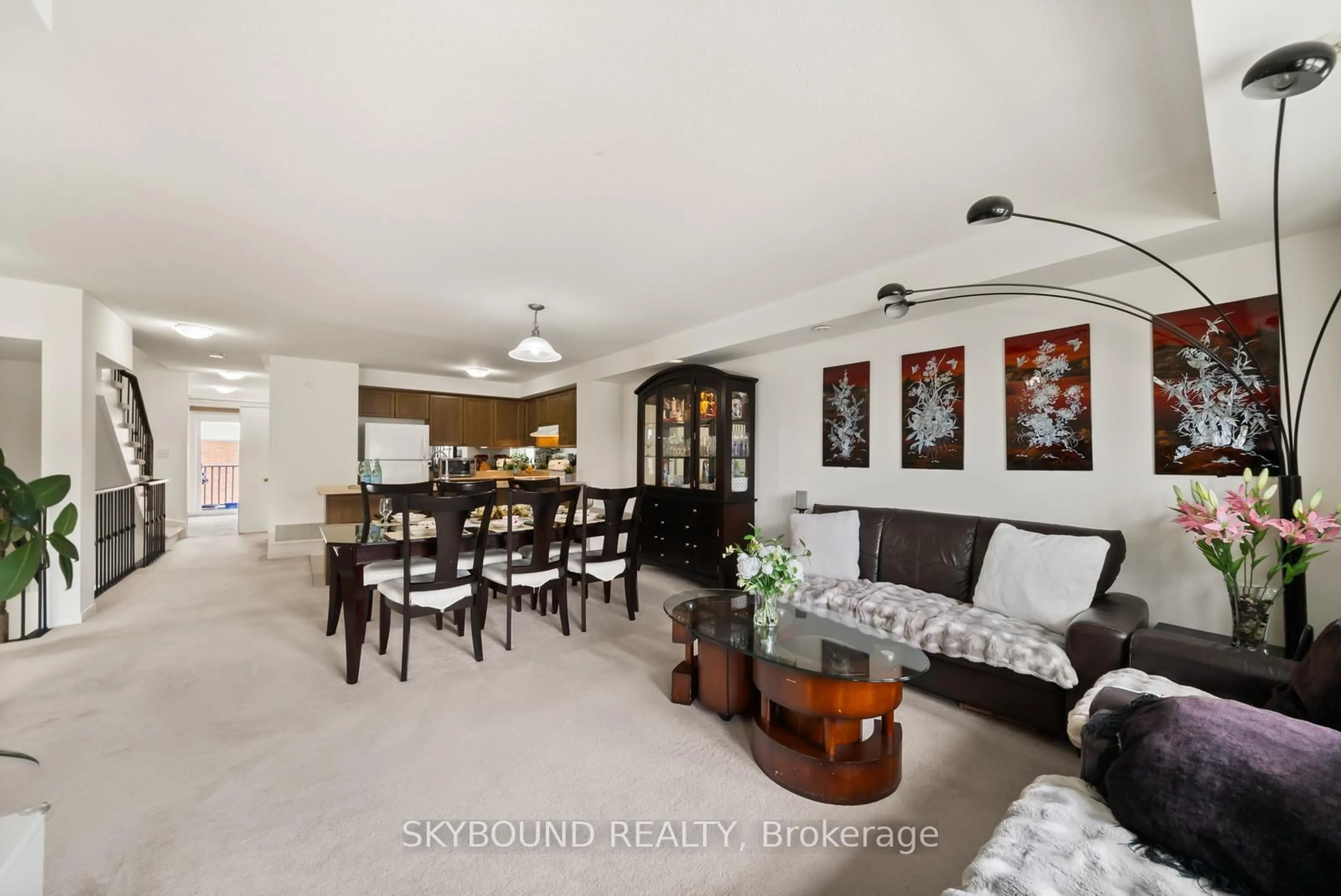 Living room with furniture, ceramic/tile floor for 3375 Thomas St #13, 14, Mississauga Ontario L5M 0P7