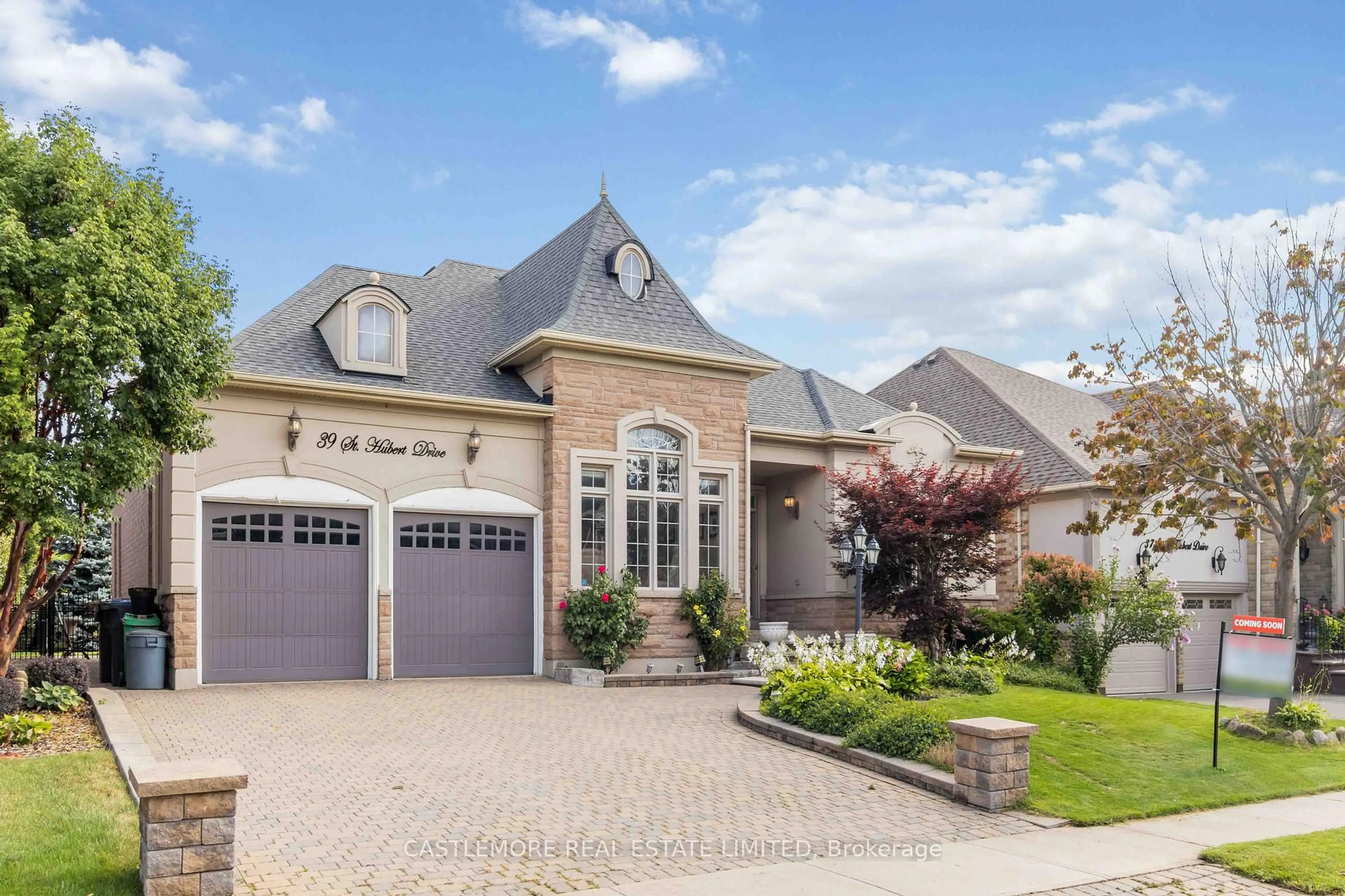 Home with brick exterior material, street for 39 Saint Hubert Dr, Brampton Ontario L6P 1W1