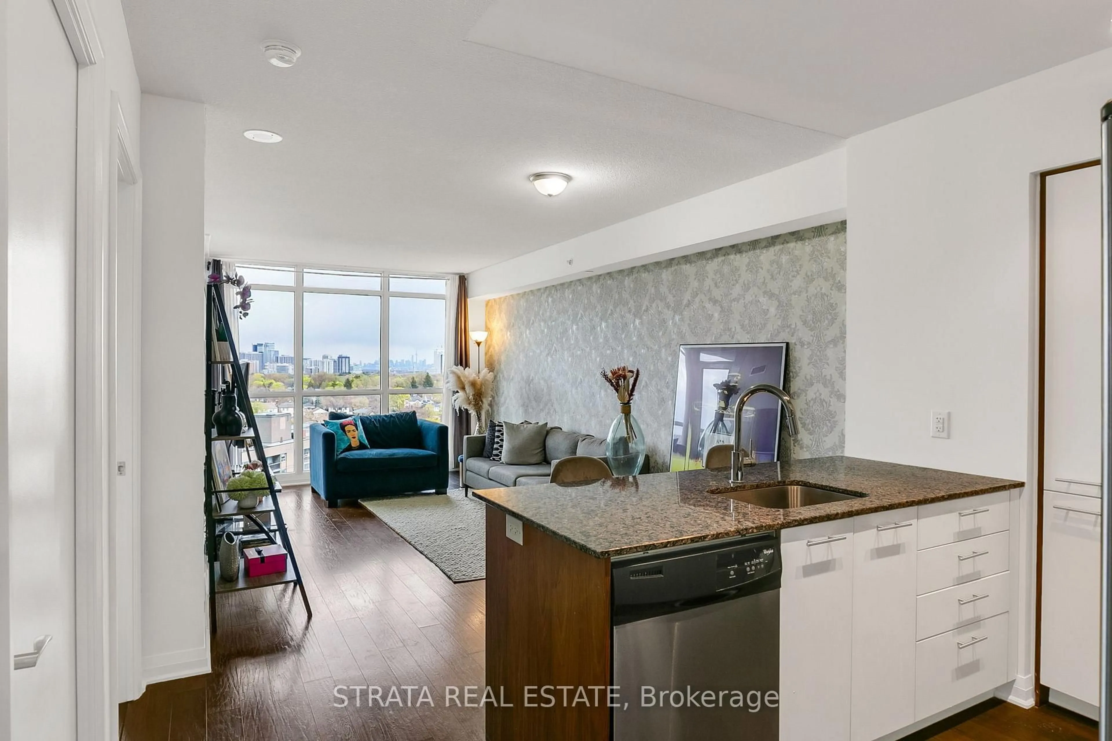 Open concept kitchen, unknown for 1 Valhalla Inn Rd #1210, Toronto Ontario M9B 1S9