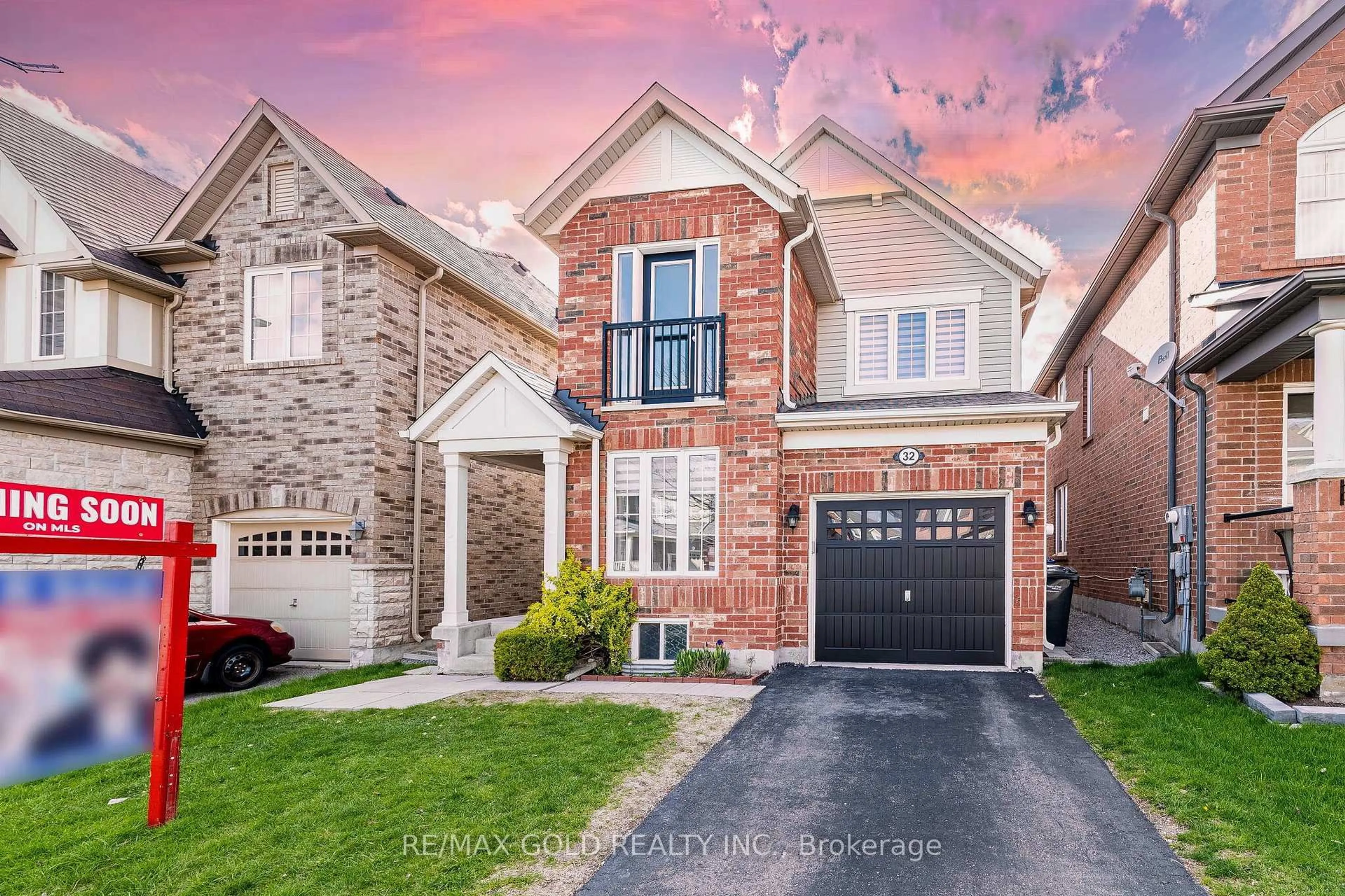 Home with brick exterior material, street for 32 Haverty Tr, Brampton Ontario L7A 0S2
