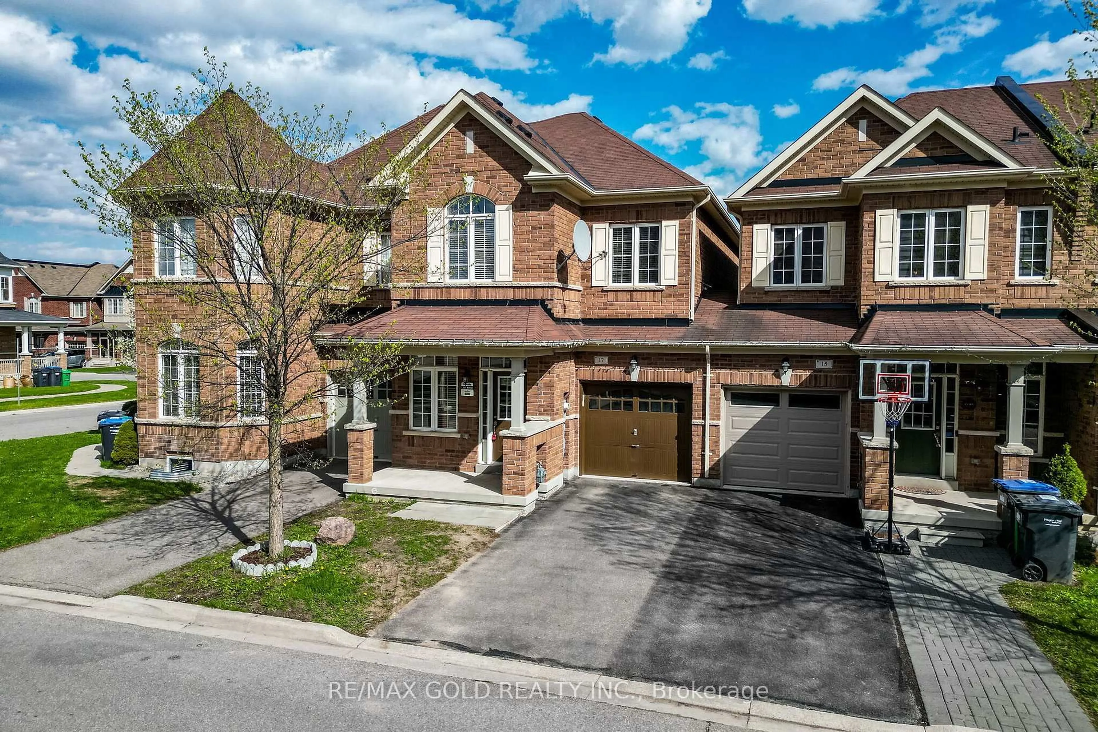 Home with brick exterior material, street for 17 Primo Rd, Brampton Ontario L7A 0Z9