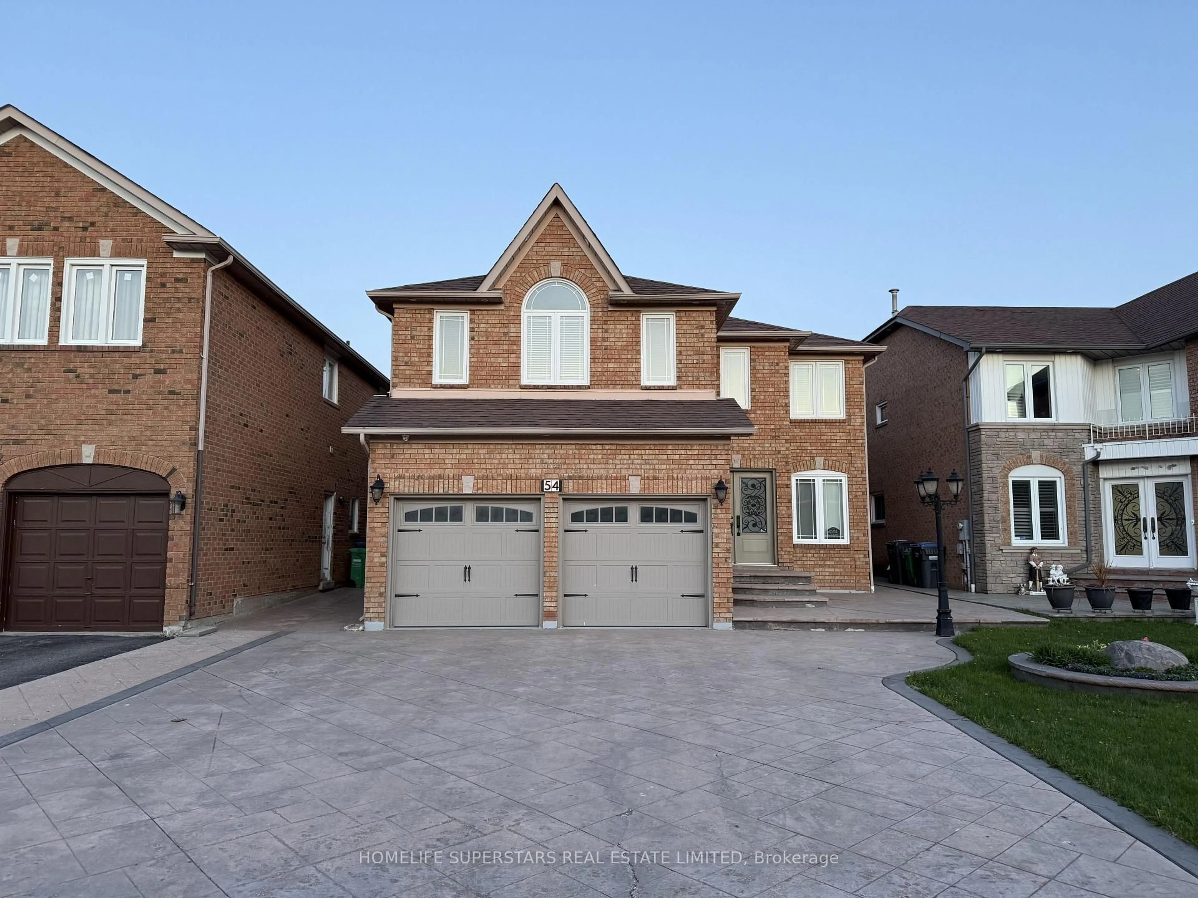 Home with brick exterior material, street for 54 Hollybush St, Brampton Ontario L6R 1A6