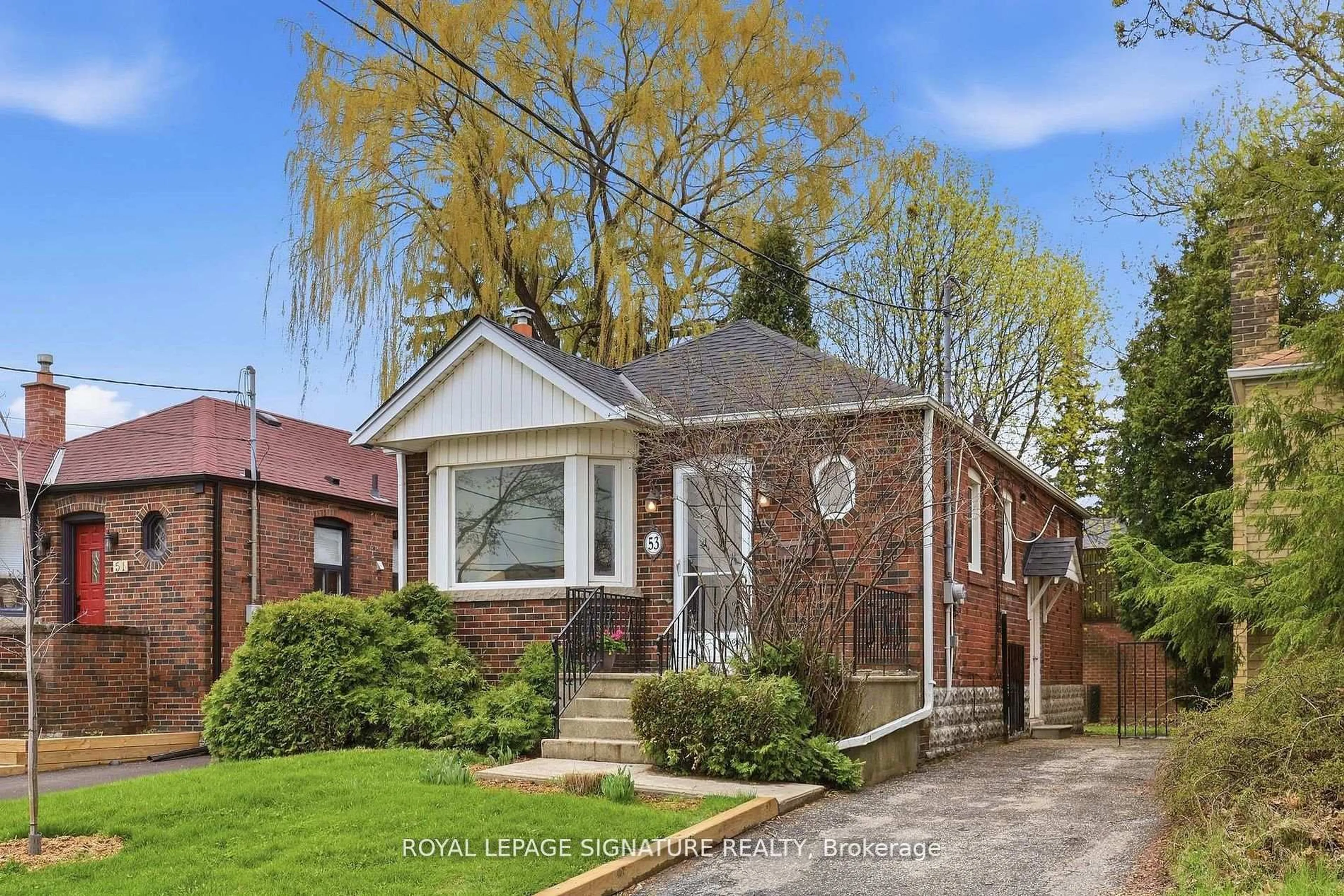 Home with brick exterior material, street for 53 Juliet Cres, Toronto Ontario M6M 1N5