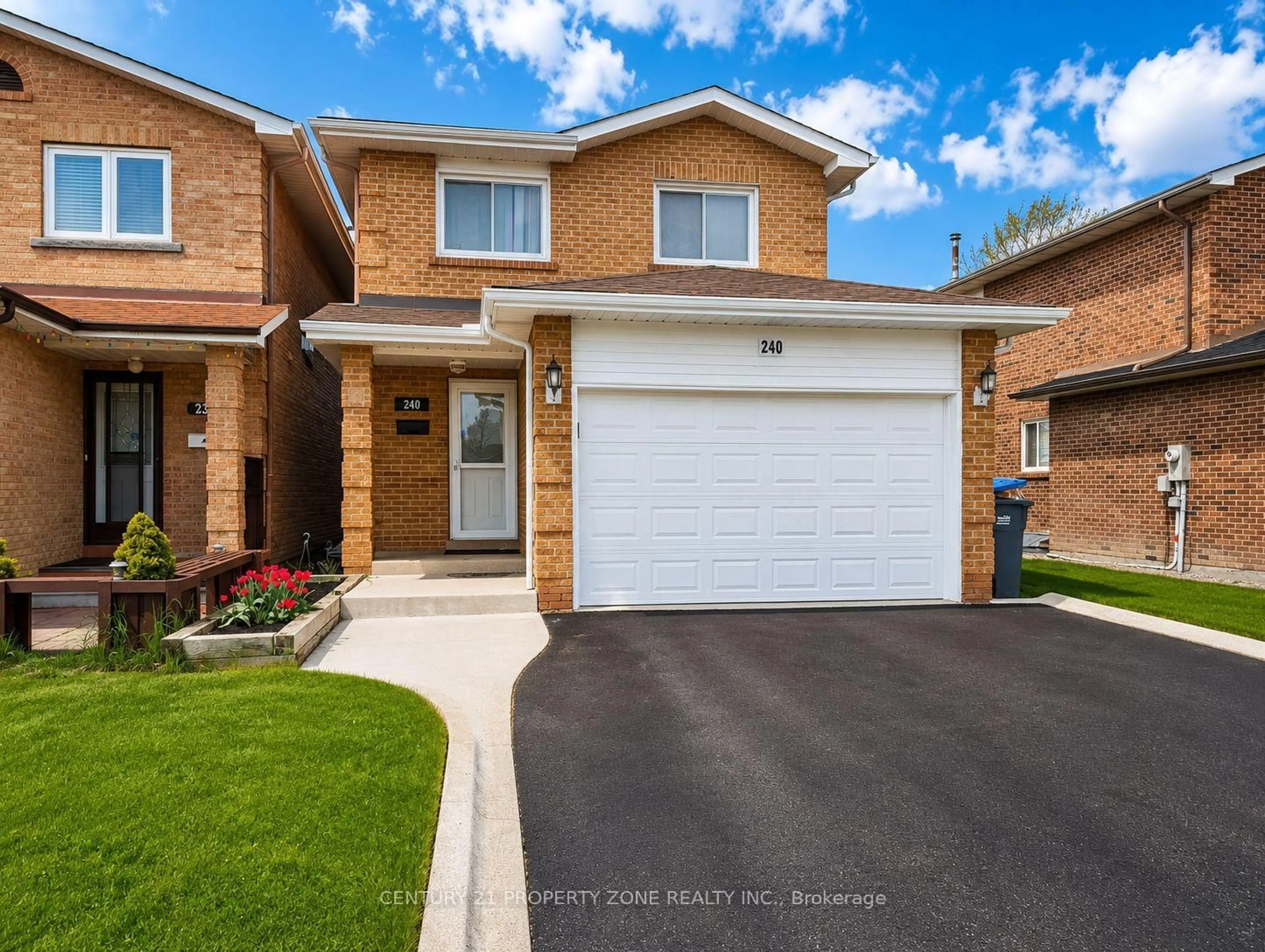 Home with brick exterior material, street for 240 Simmons Blvd, Brampton Ontario L6V 3Y1