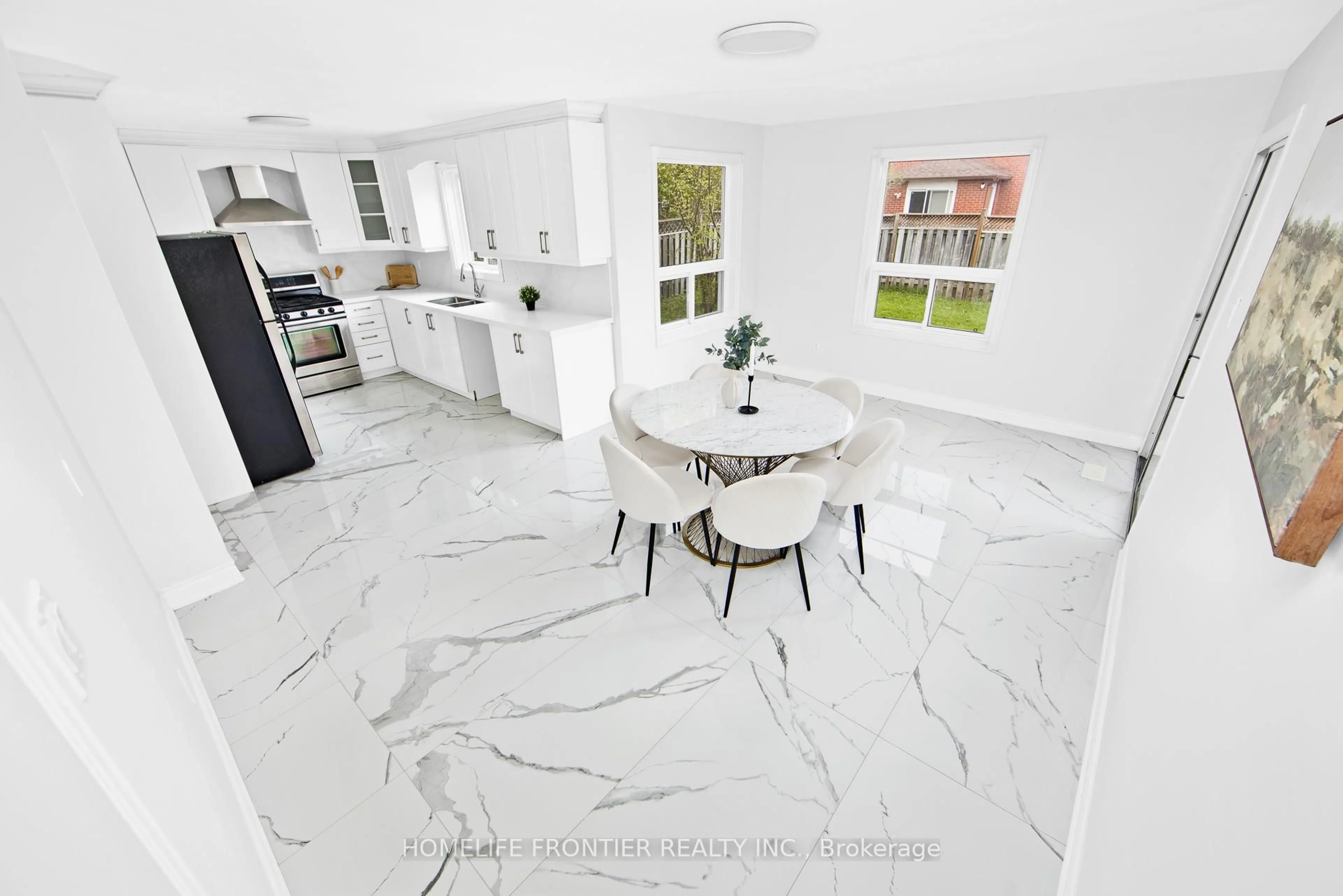 Contemporary kitchen, ceramic/tile floor for 278 Old Orchard Circ, Oakville Ontario L6H 4N7