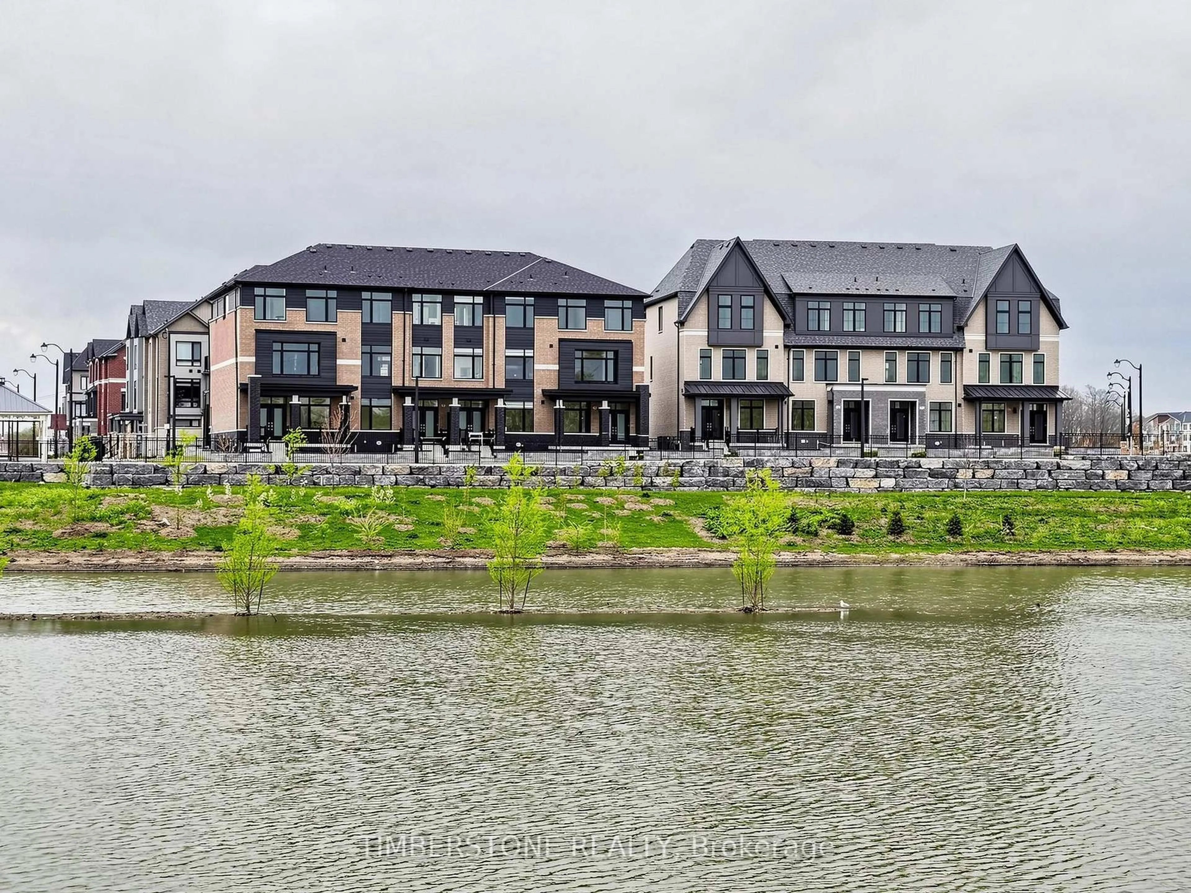 A pic from outside/outdoor area/front of a property/back of a property/a pic from drone, water/lake/river/ocean view for 78 Blue Pond Dr, Brampton Ontario L7A 5M1