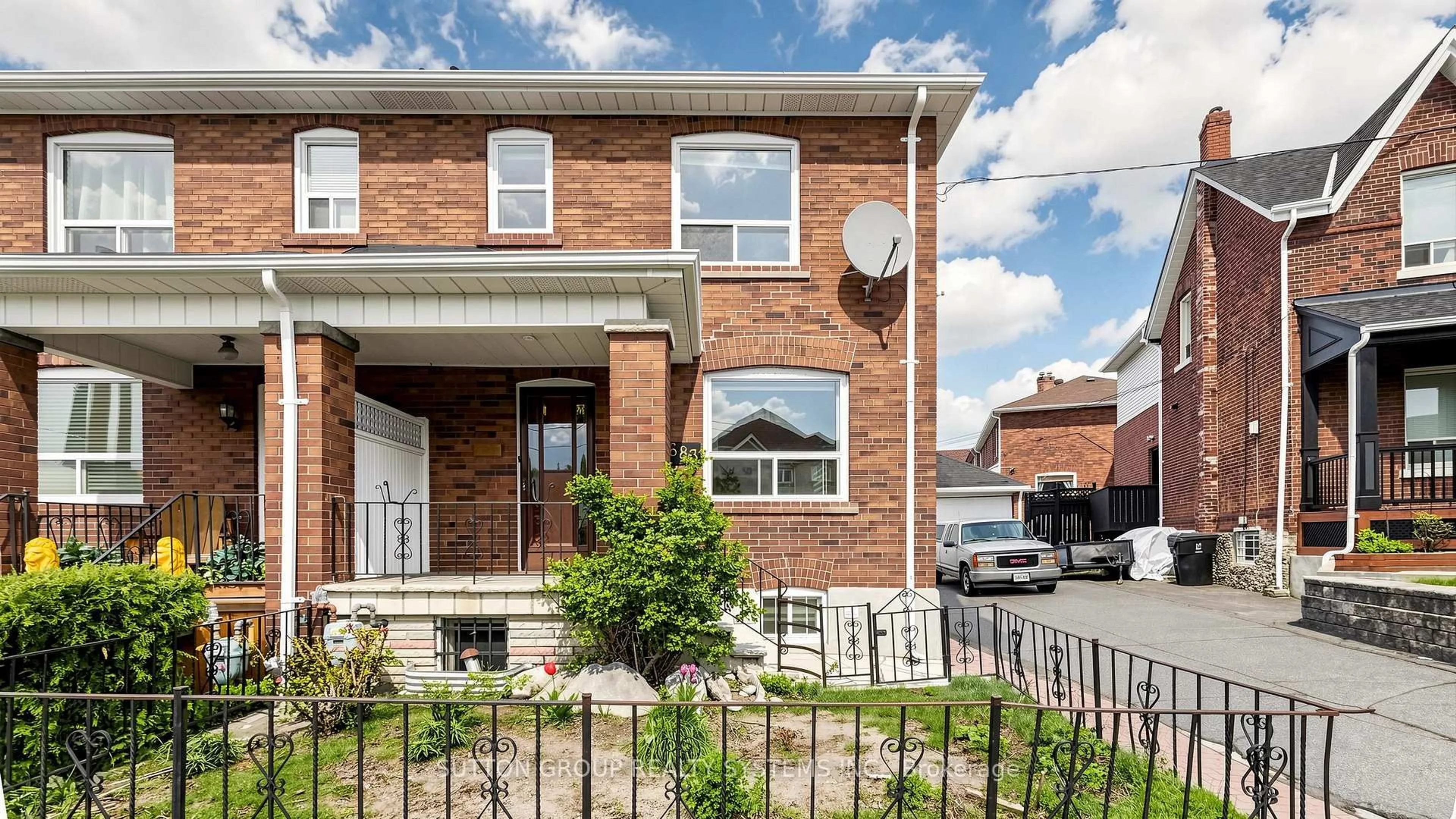 Home with brick exterior material, street for 683 Old Weston Rd, Toronto Ontario M6N 3B6