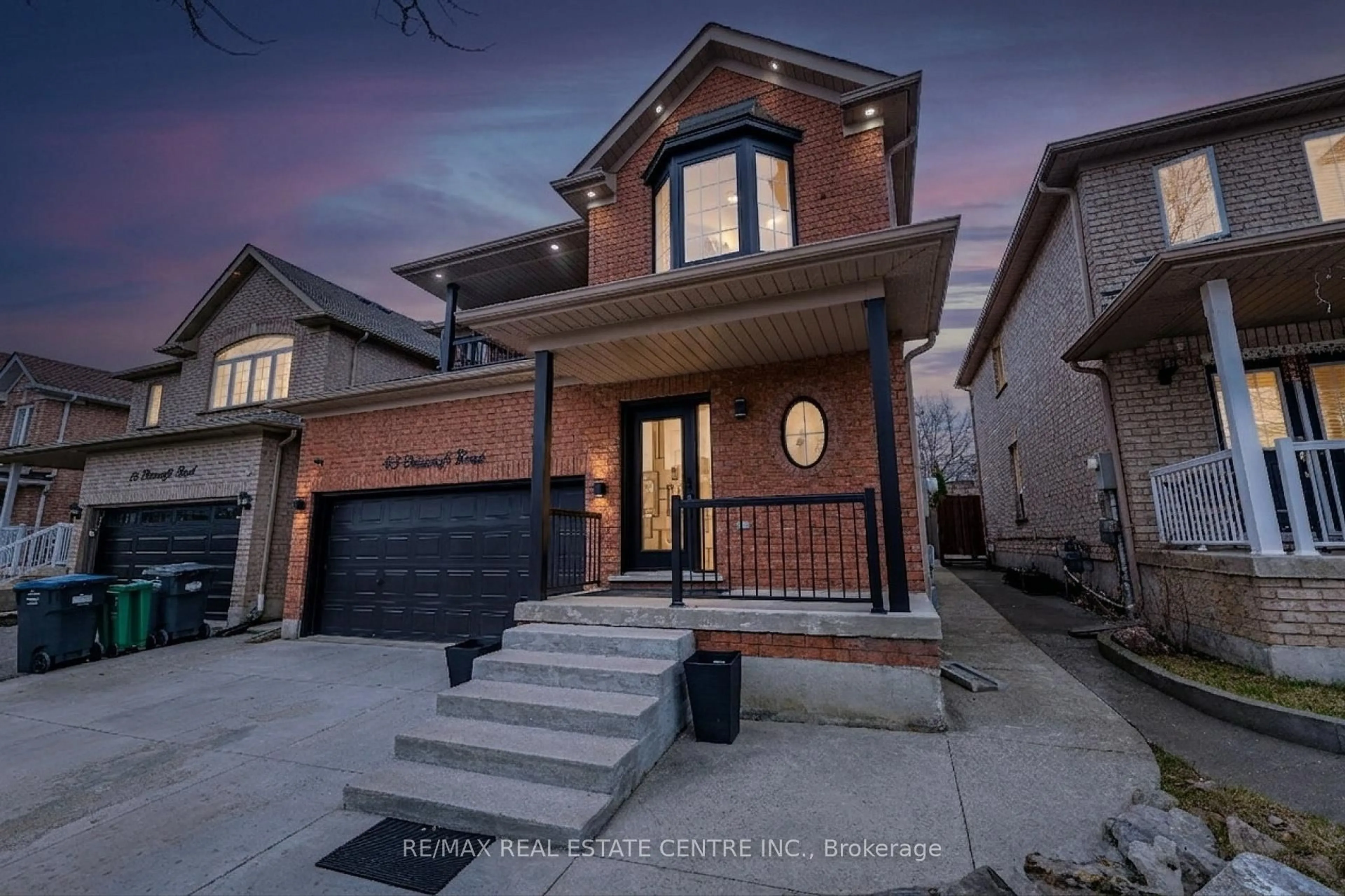 Home with brick exterior material, street for 43 Briarcroft Rd, Brampton Ontario L7A 1X7