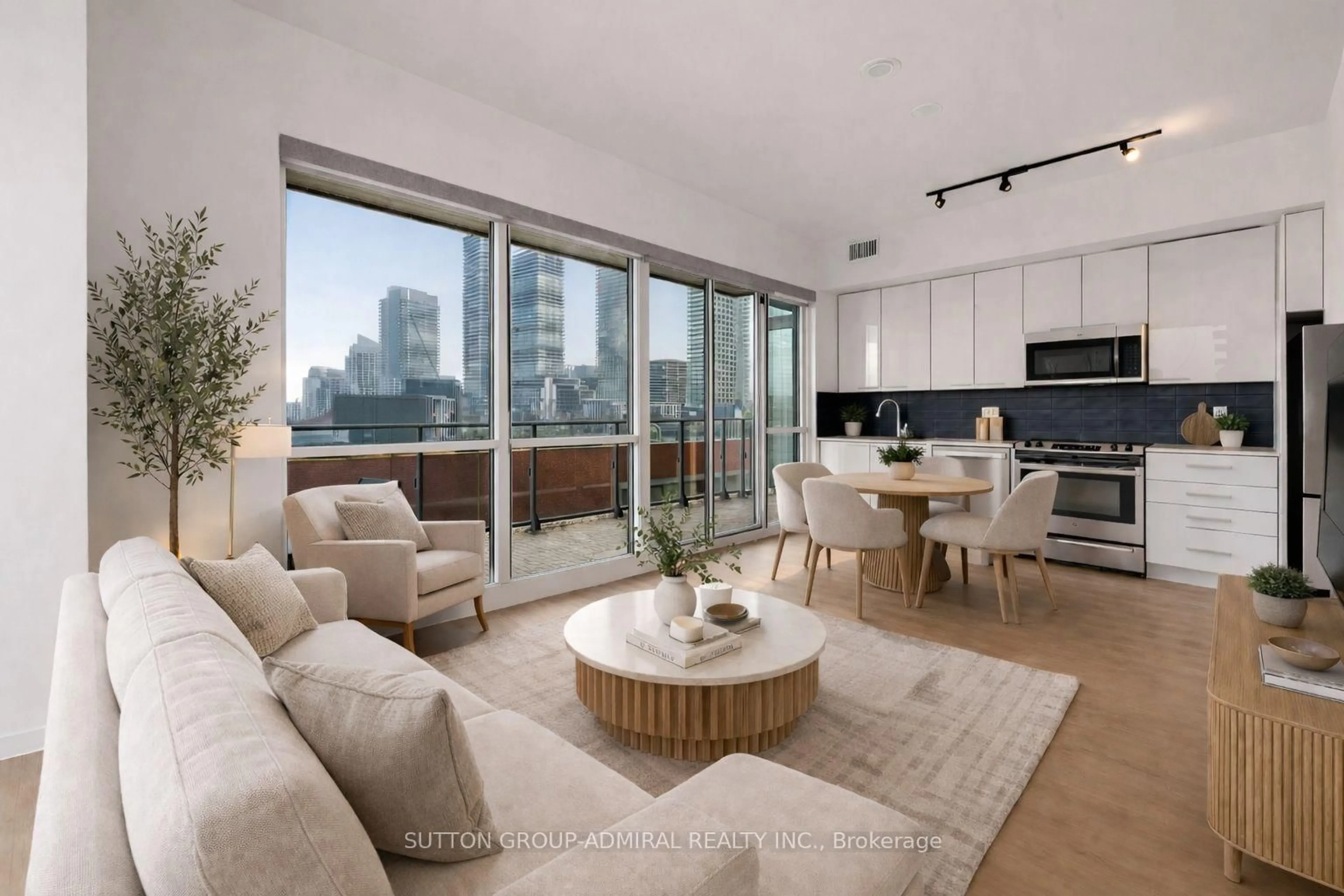 Living room with furniture, unknown for 10 Park Lawn Rd #625, Toronto Ontario M8V 0H9