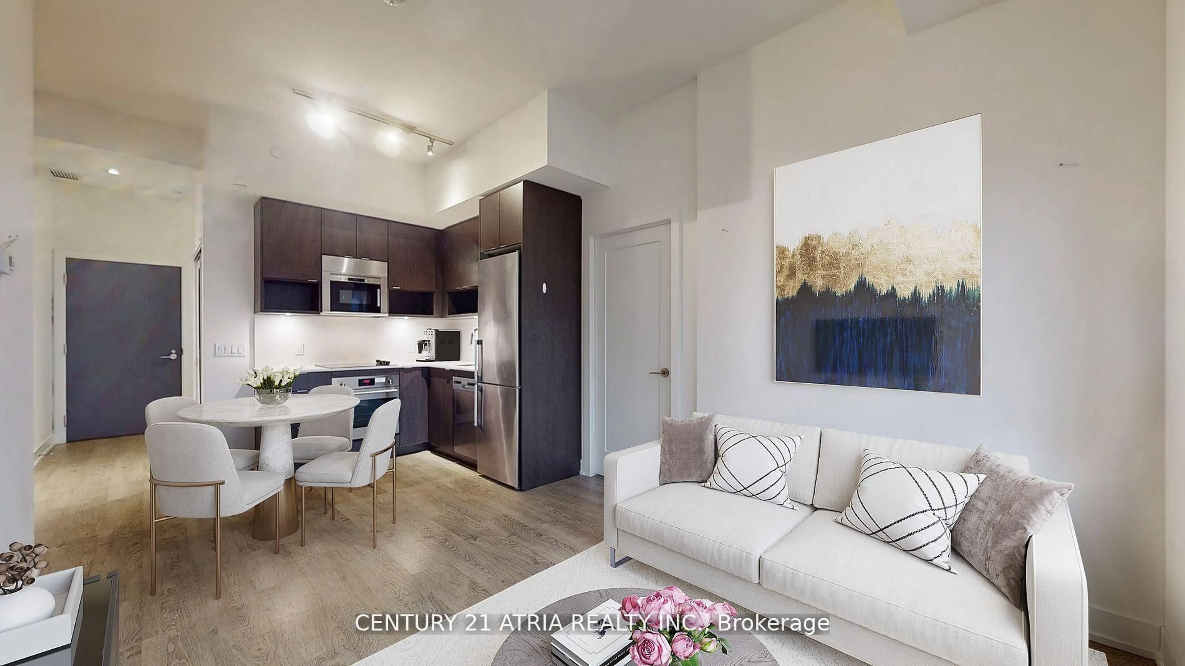 Living room with furniture, unknown for 7 Mabelle Ave #3701, Toronto Ontario M9A 0C9