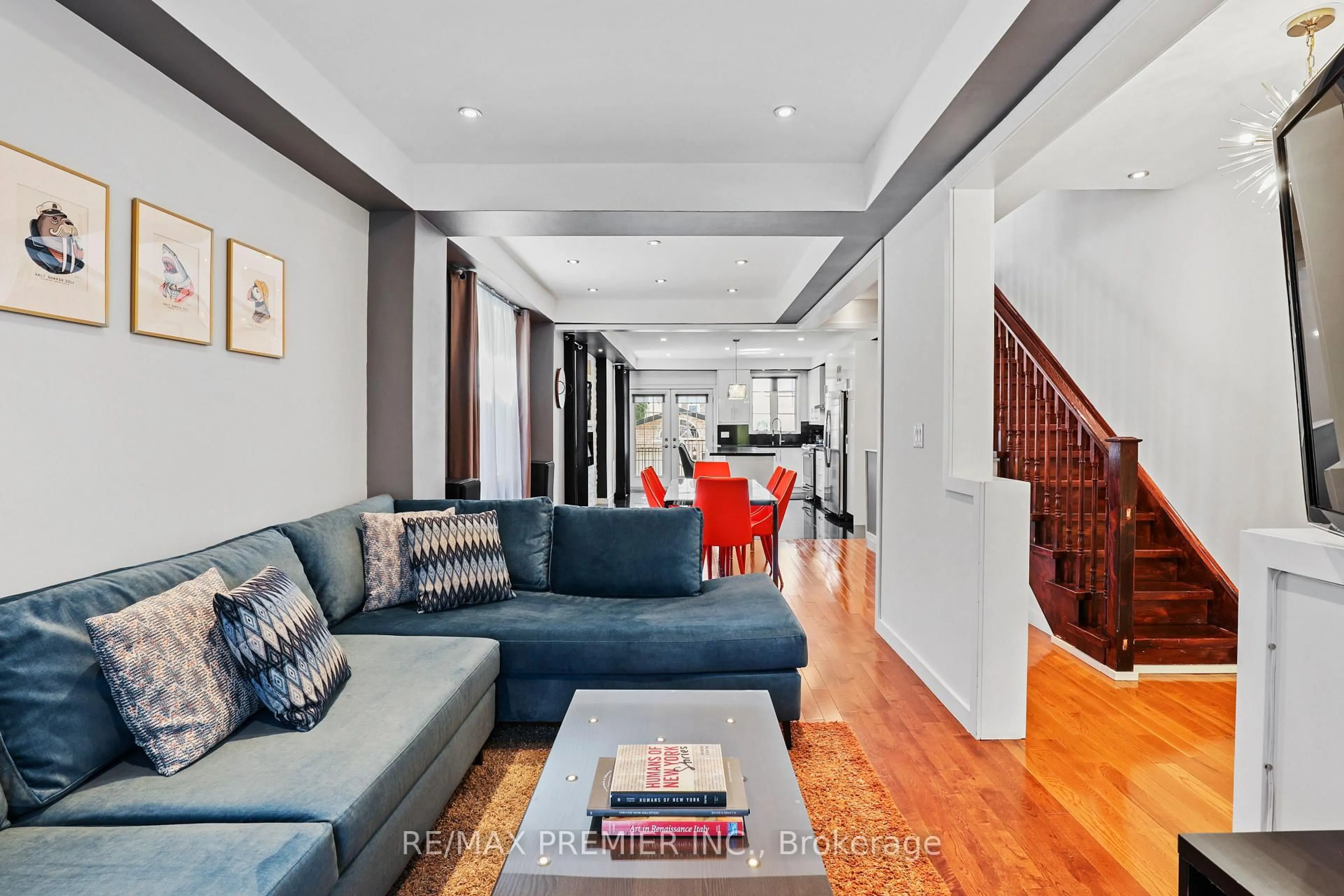 Living room with furniture, unknown for 196 Blackthorn Ave, Toronto Ontario M6N 3H8