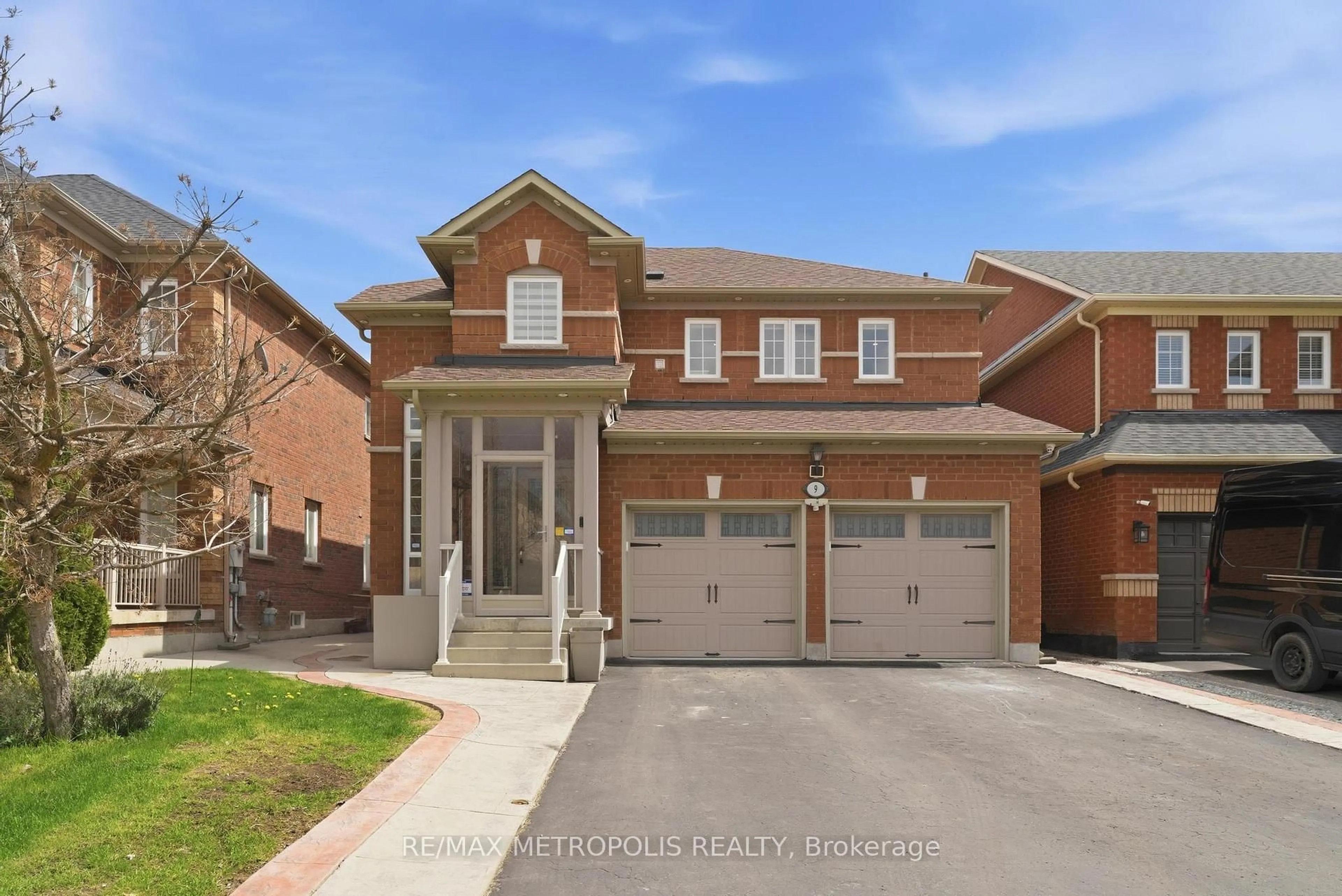 Home with brick exterior material, street for 9 Tan Lane, Brampton Ontario L6P 0Z9