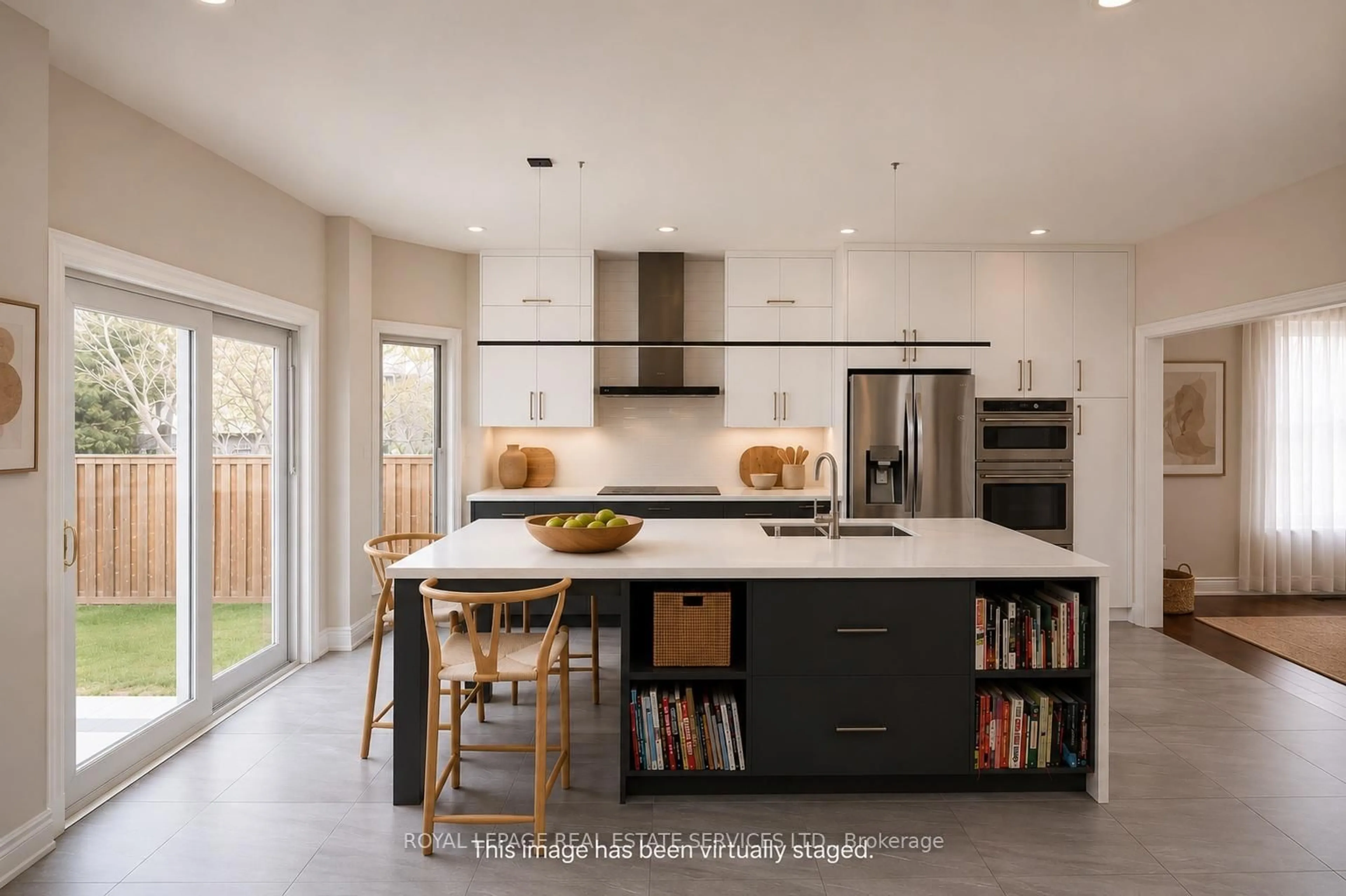 Contemporary kitchen, ceramic/tile floor for 1061 Summit Ridge Dr, Oakville Ontario L6M 3K9