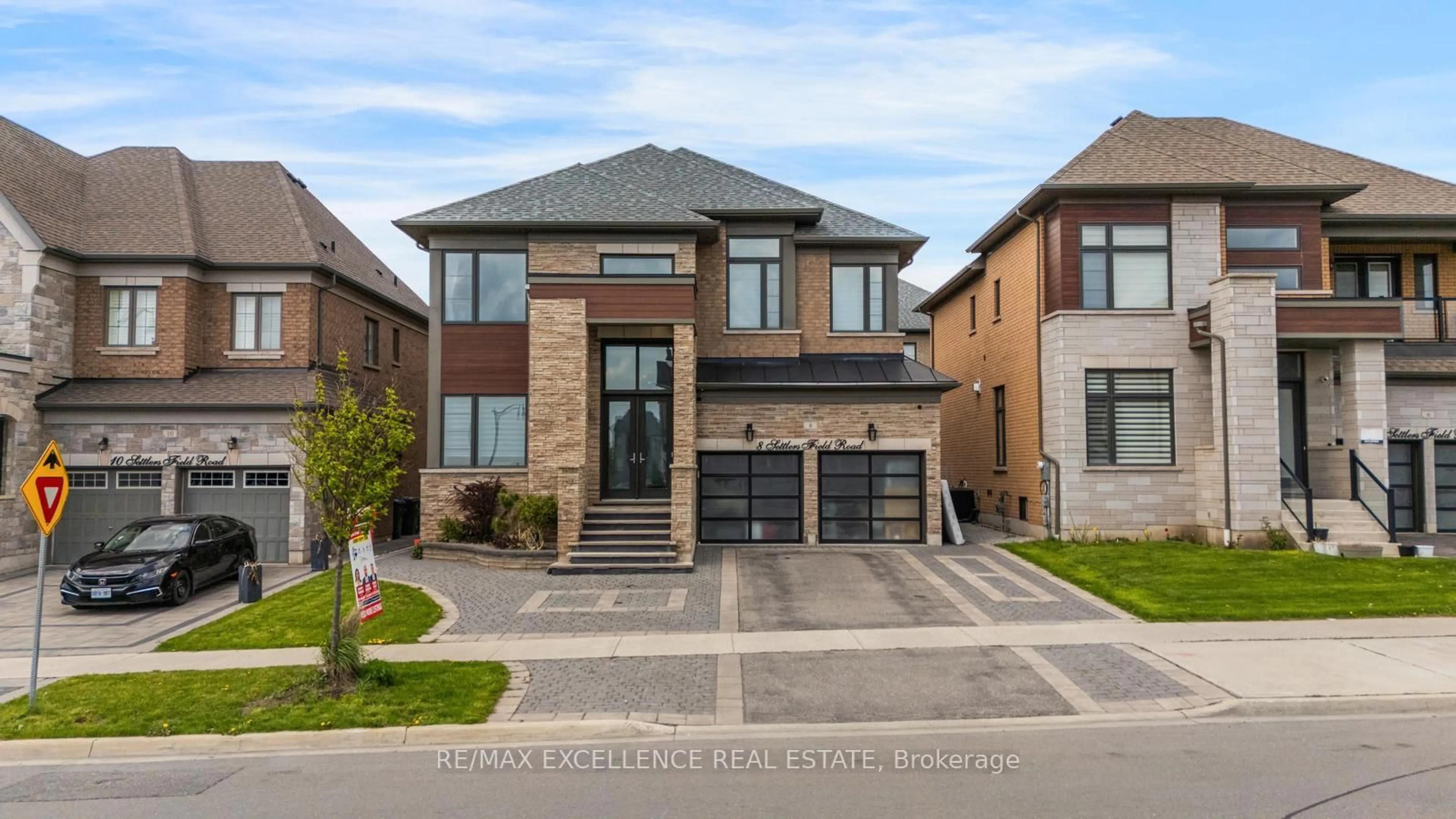 Home with brick exterior material, street for 8 Settlers Field Rd, Brampton Ontario L6X 5P2