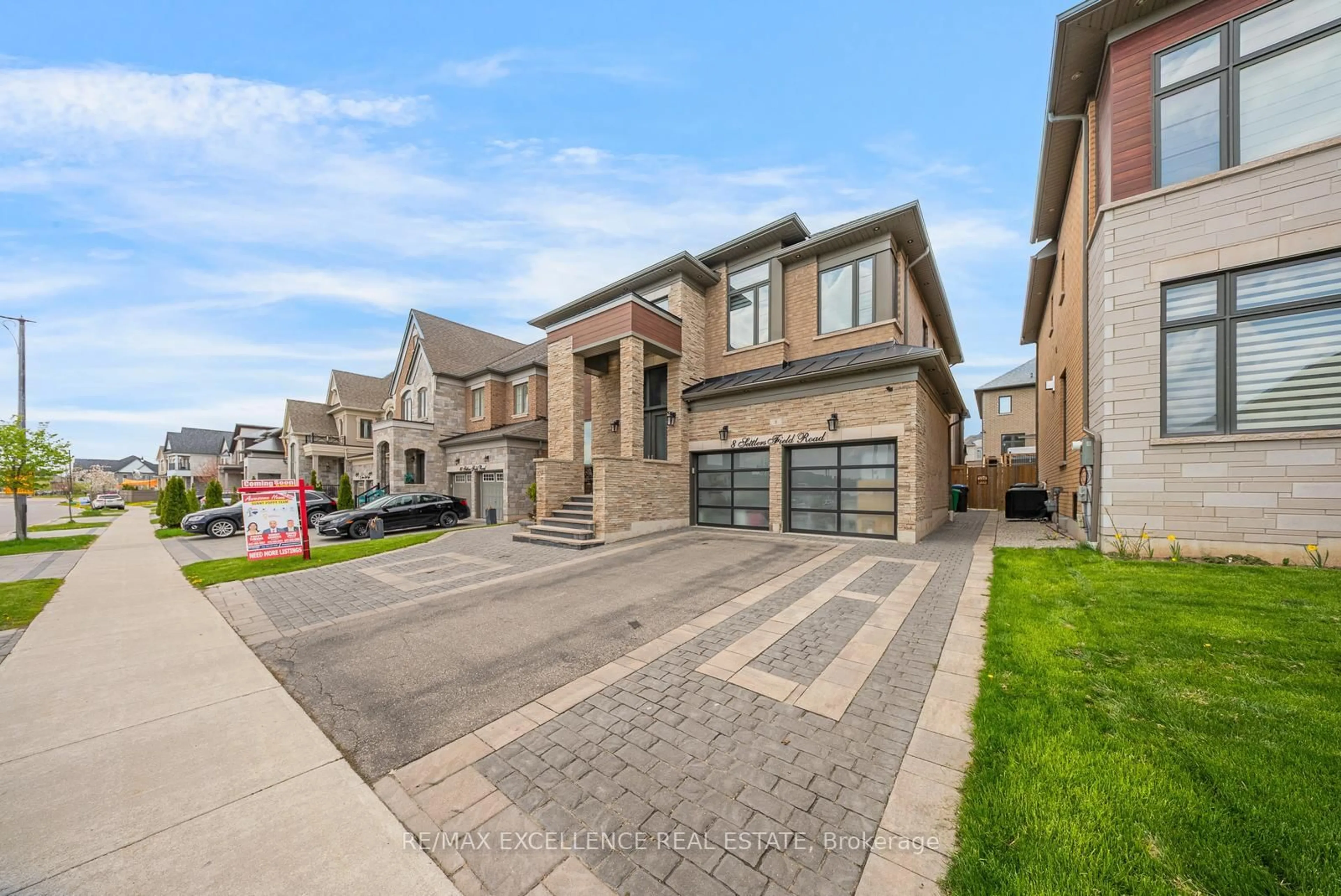 Home with brick exterior material, street for 8 Settlers Field Rd, Brampton Ontario L6X 5P2