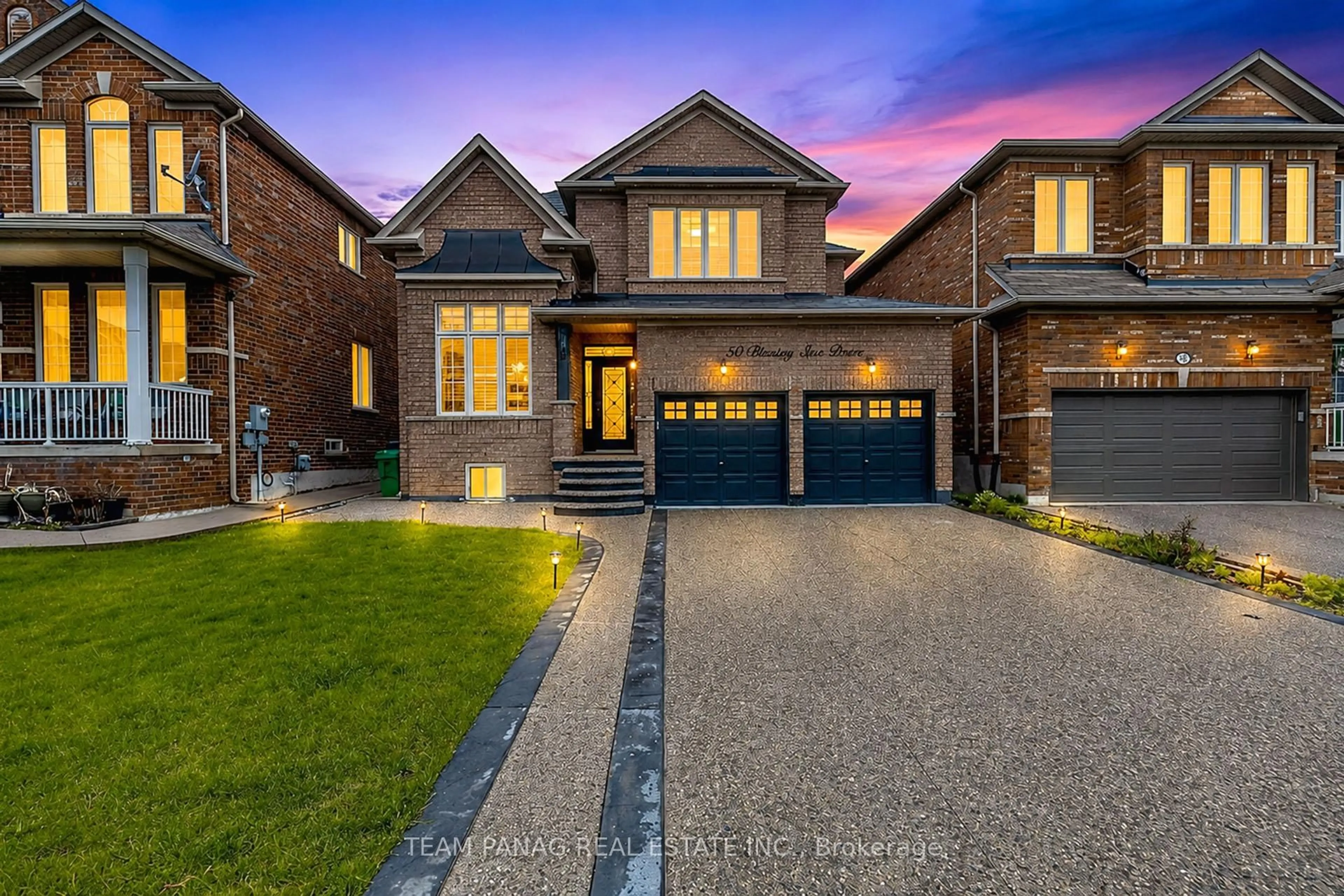 Home with brick exterior material, street for 50 Blazing Star Dr, Brampton Ontario L6R 3E7