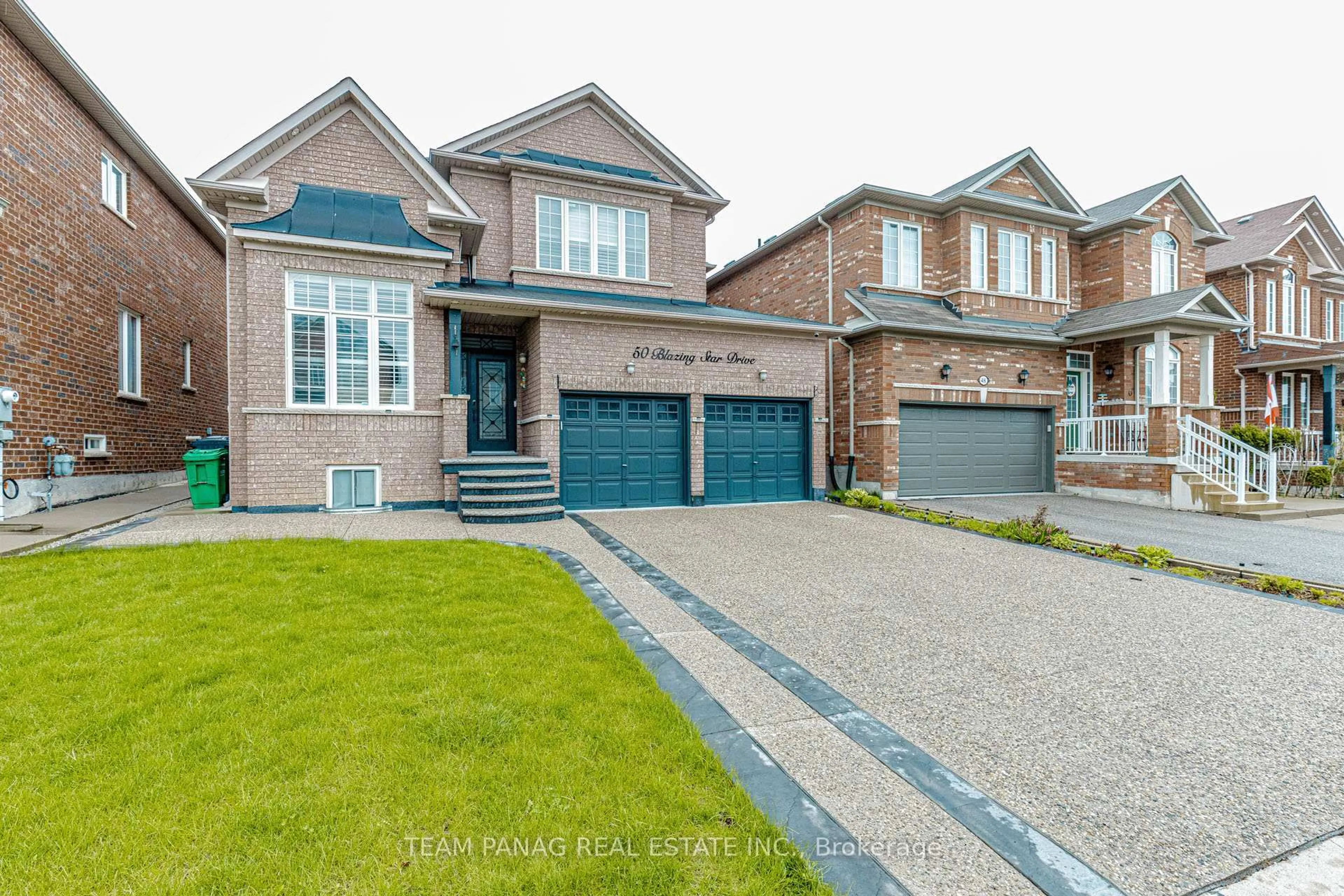 Home with brick exterior material, street for 50 Blazing Star Dr, Brampton Ontario L6R 3E7
