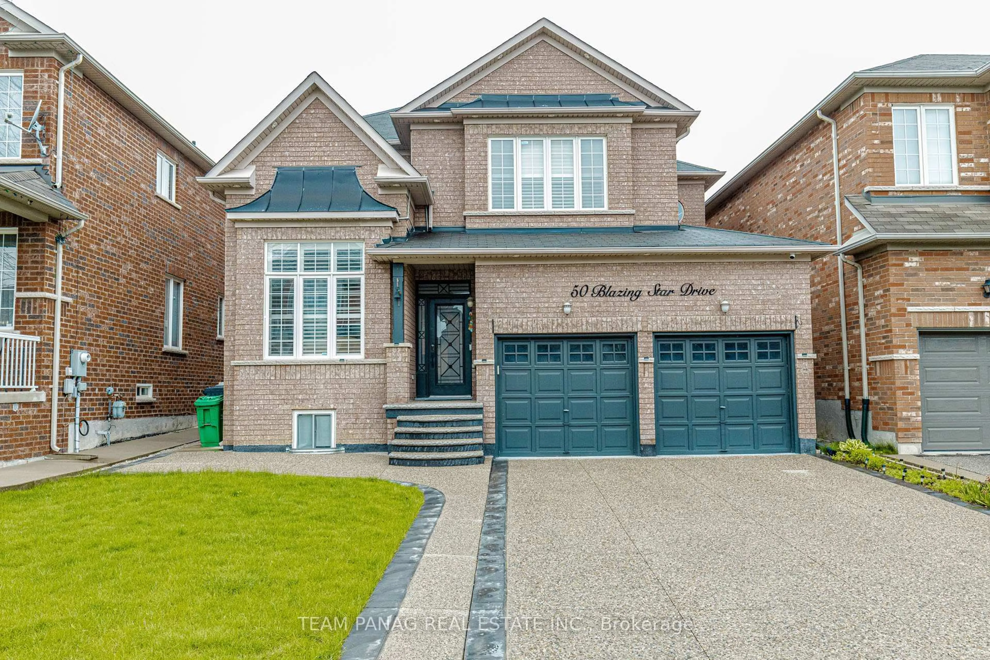 Home with brick exterior material, street for 50 Blazing Star Dr, Brampton Ontario L6R 3E7