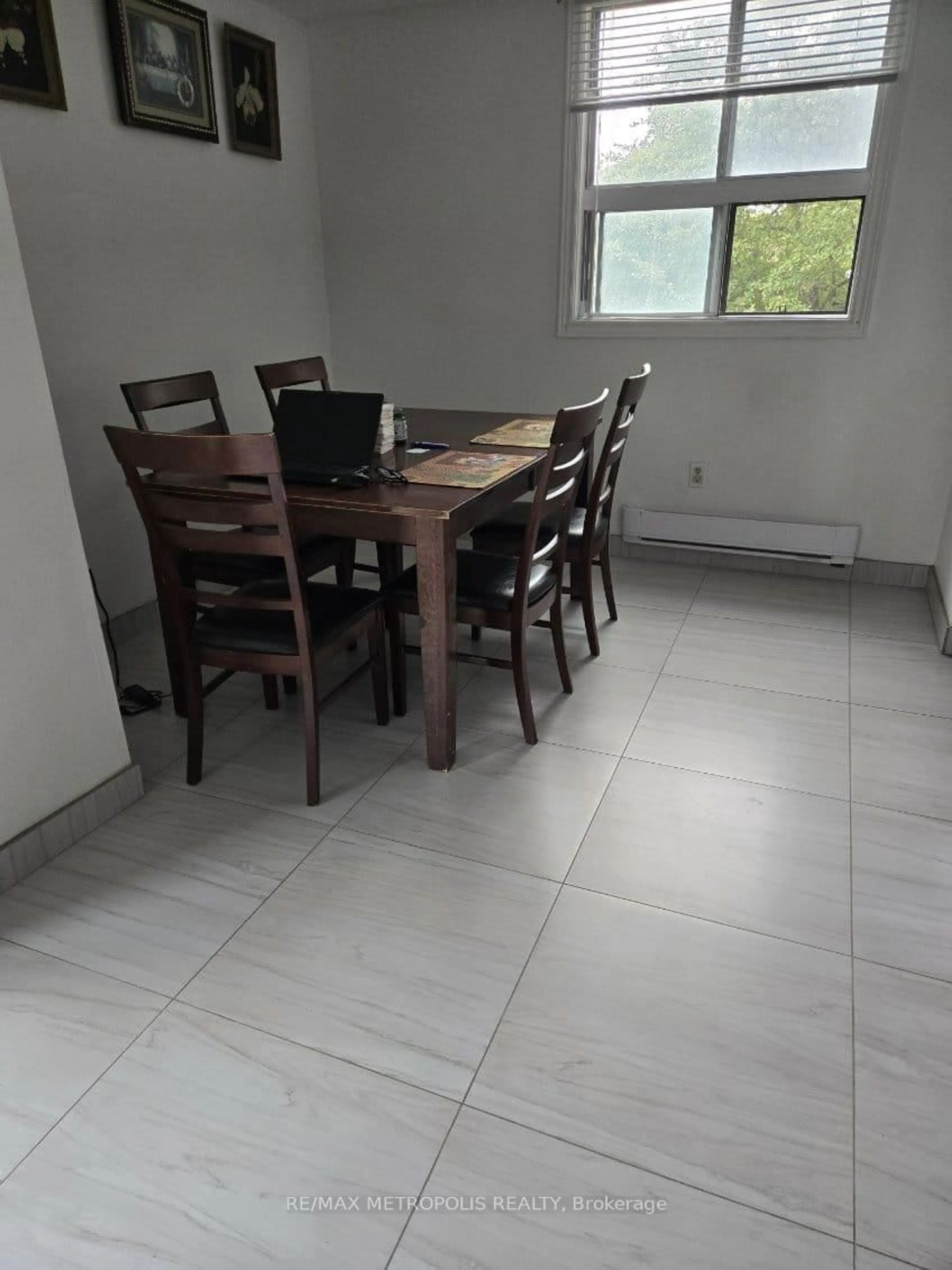 Dining room, ceramic/tile floor for 1445 Wilson Ave #202, Toronto Ontario M3M 1J5