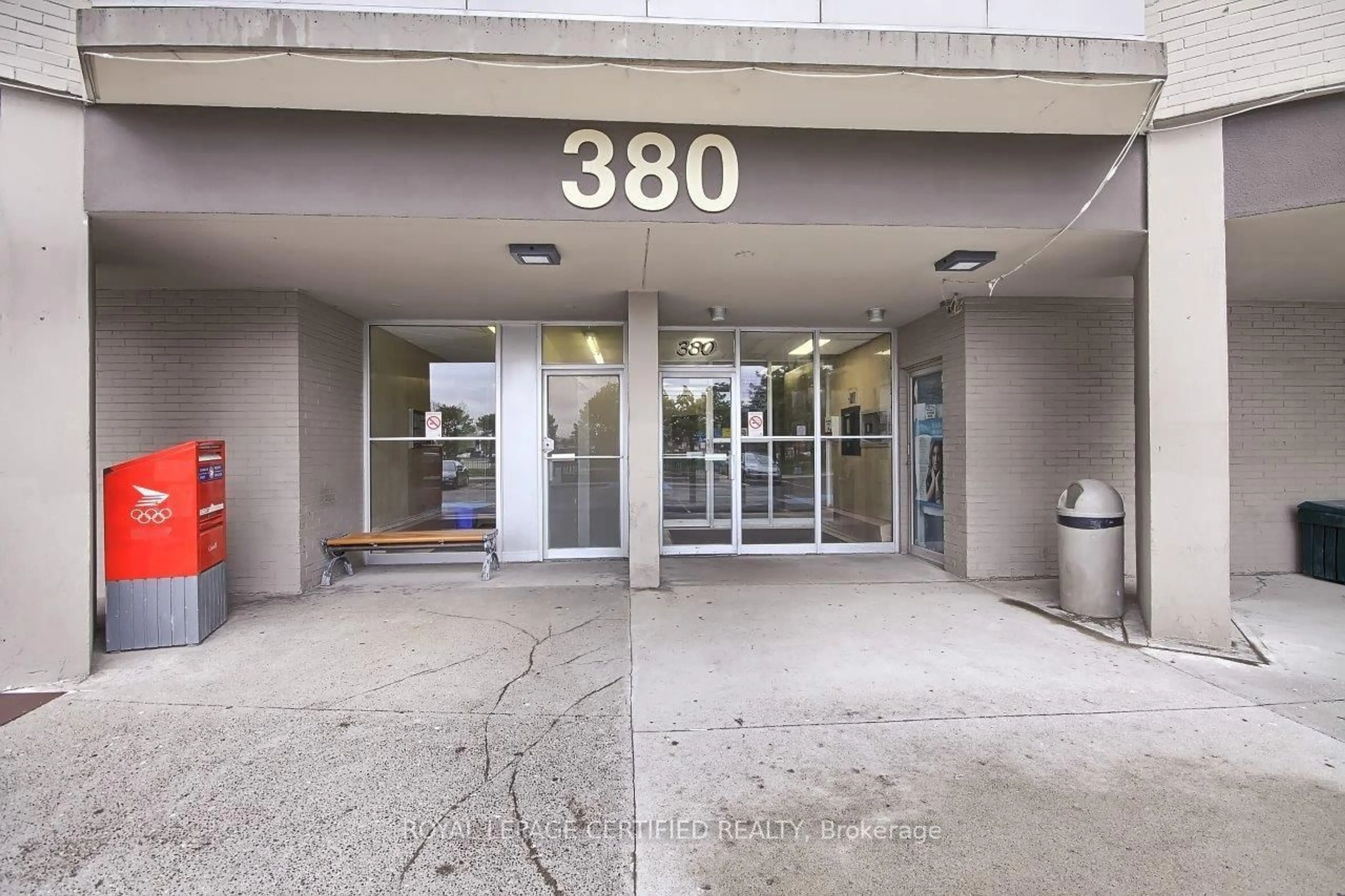 Indoor foyer for 380 Dixon Rd #208, Toronto Ontario M9R 1T3