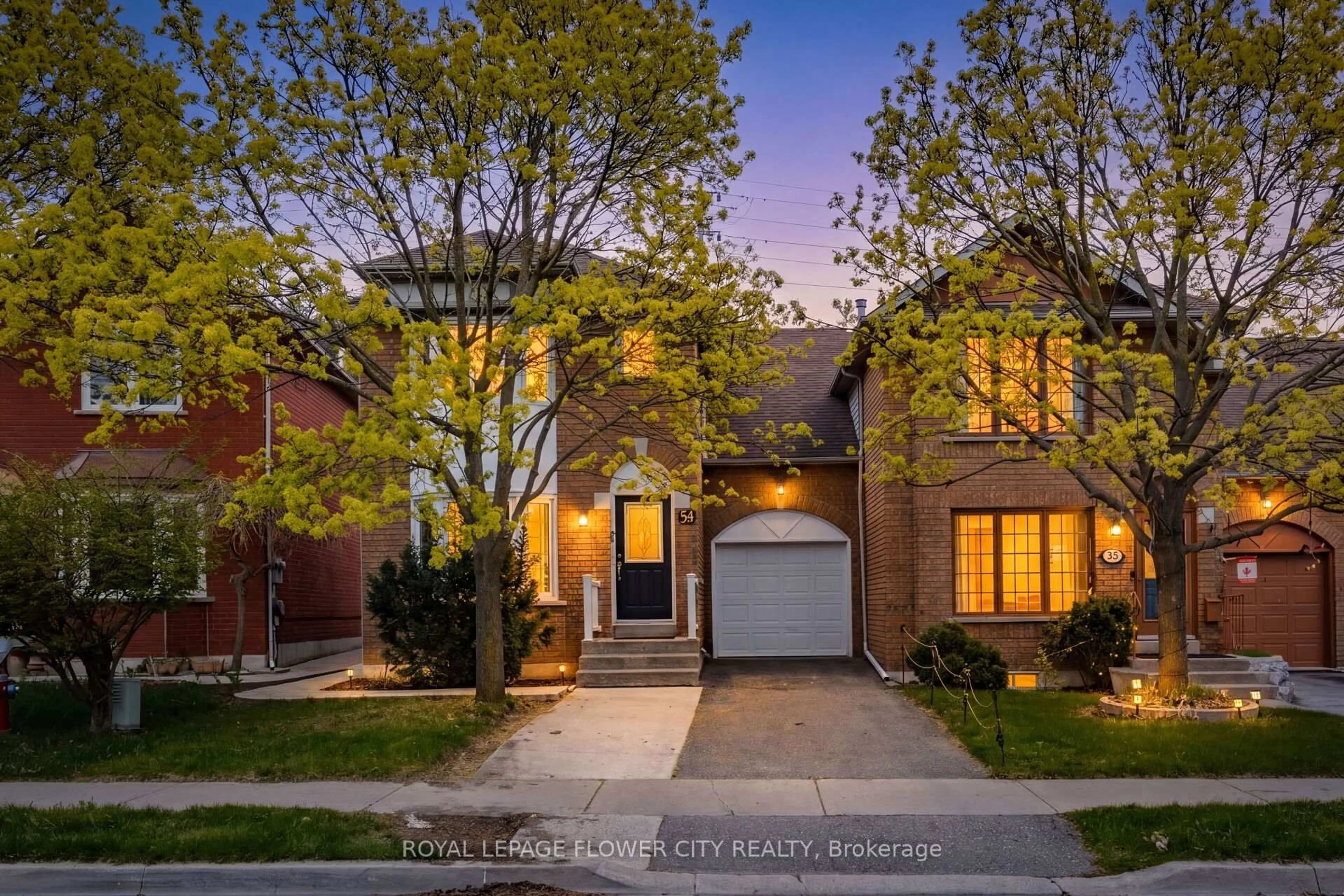 Home with brick exterior material, street for 54 Fern Valley Cres, Brampton Ontario L6R 1K6