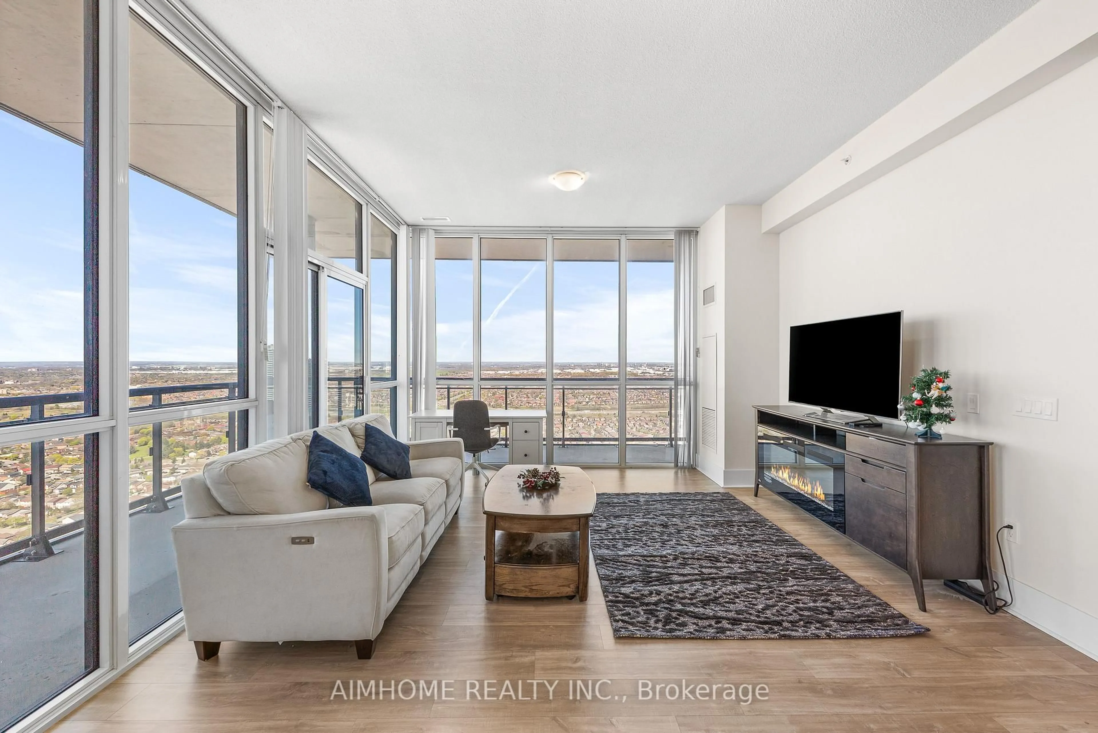 Living room with furniture, unknown for 3975 Grand Park Dr #4604, Mississauga Ontario L5B 0K4