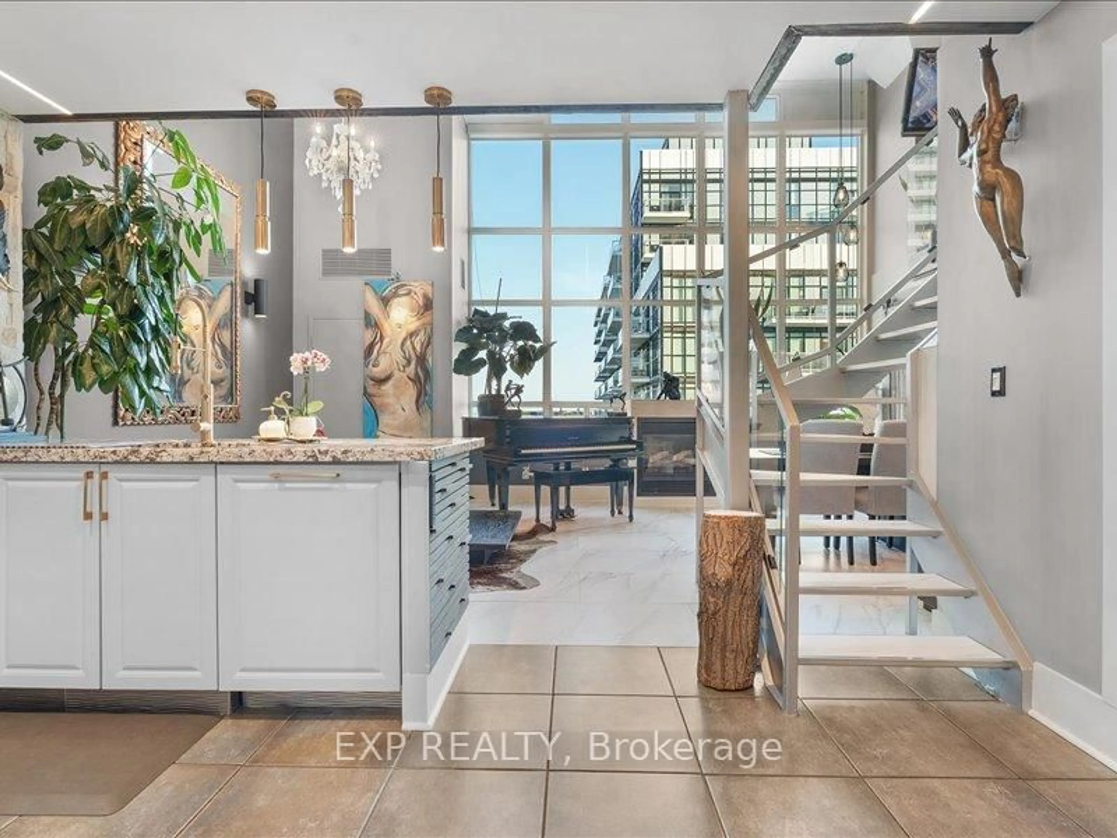 Indoor entryway for 300 Manitoba St #PH416, Toronto Ontario M8Y 4G6