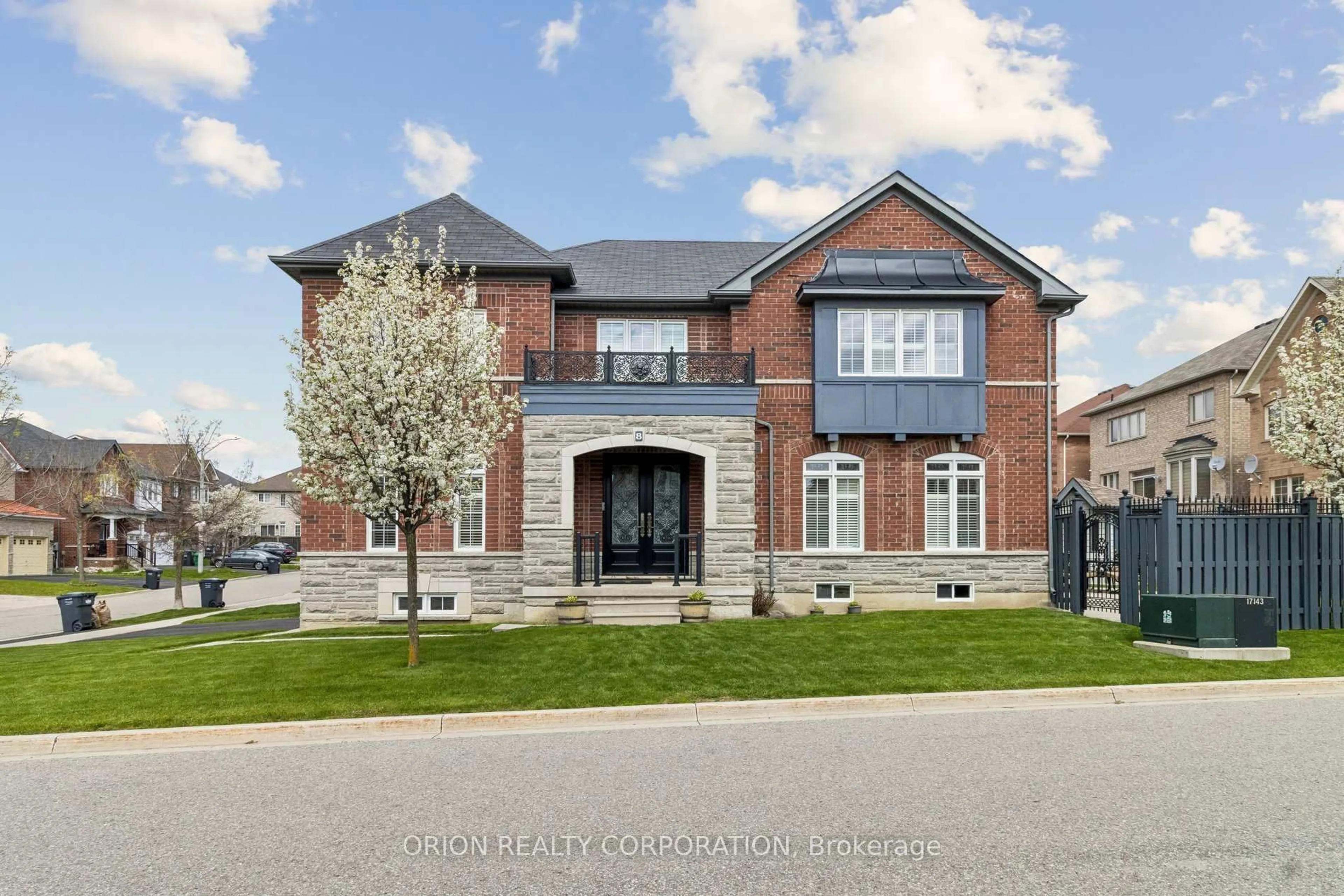 Home with brick exterior material, street for 8 Seastar Rd, Brampton Ontario L6Y 0N9