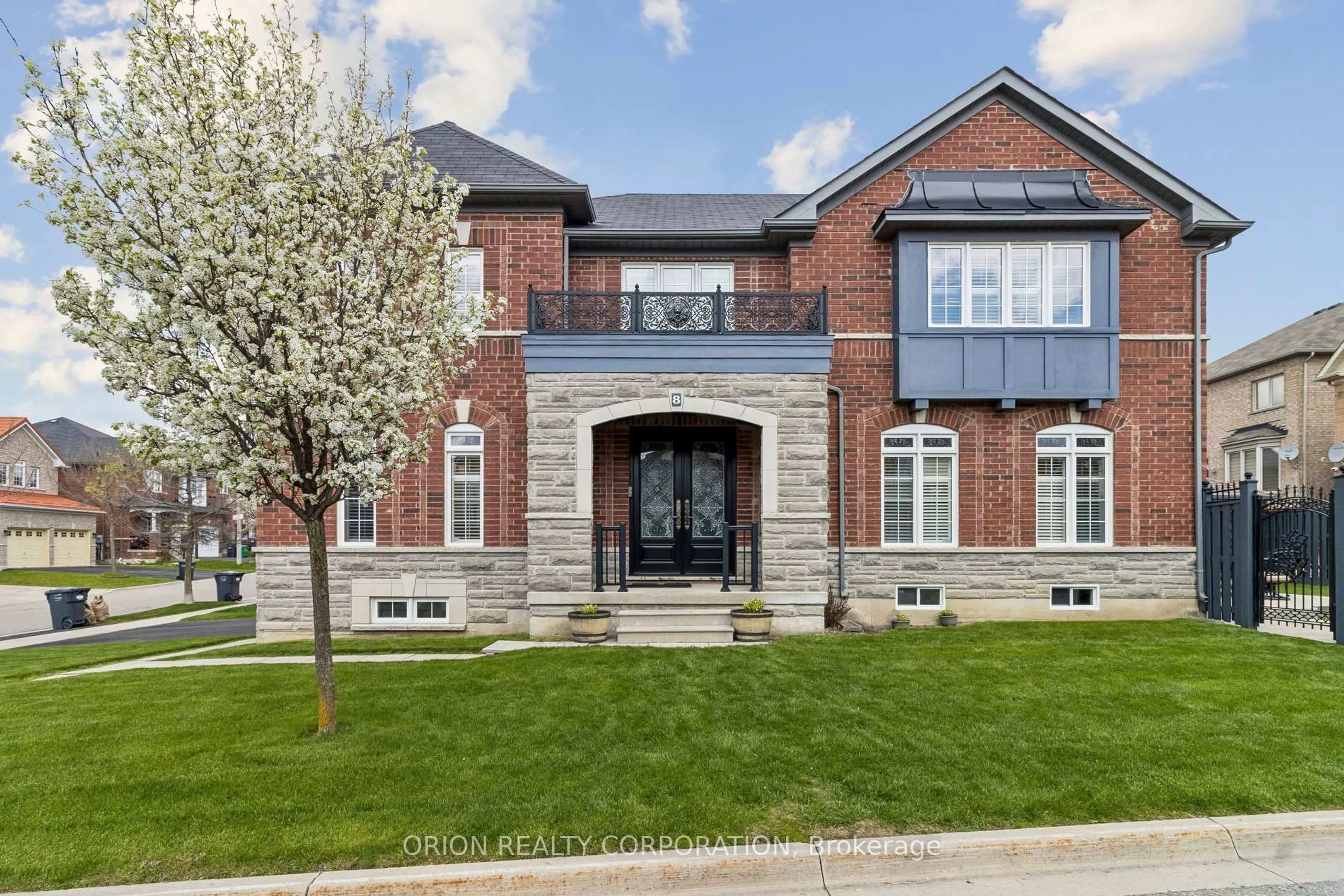 Home with brick exterior material, street for 8 Seastar Rd, Brampton Ontario L6Y 0N9