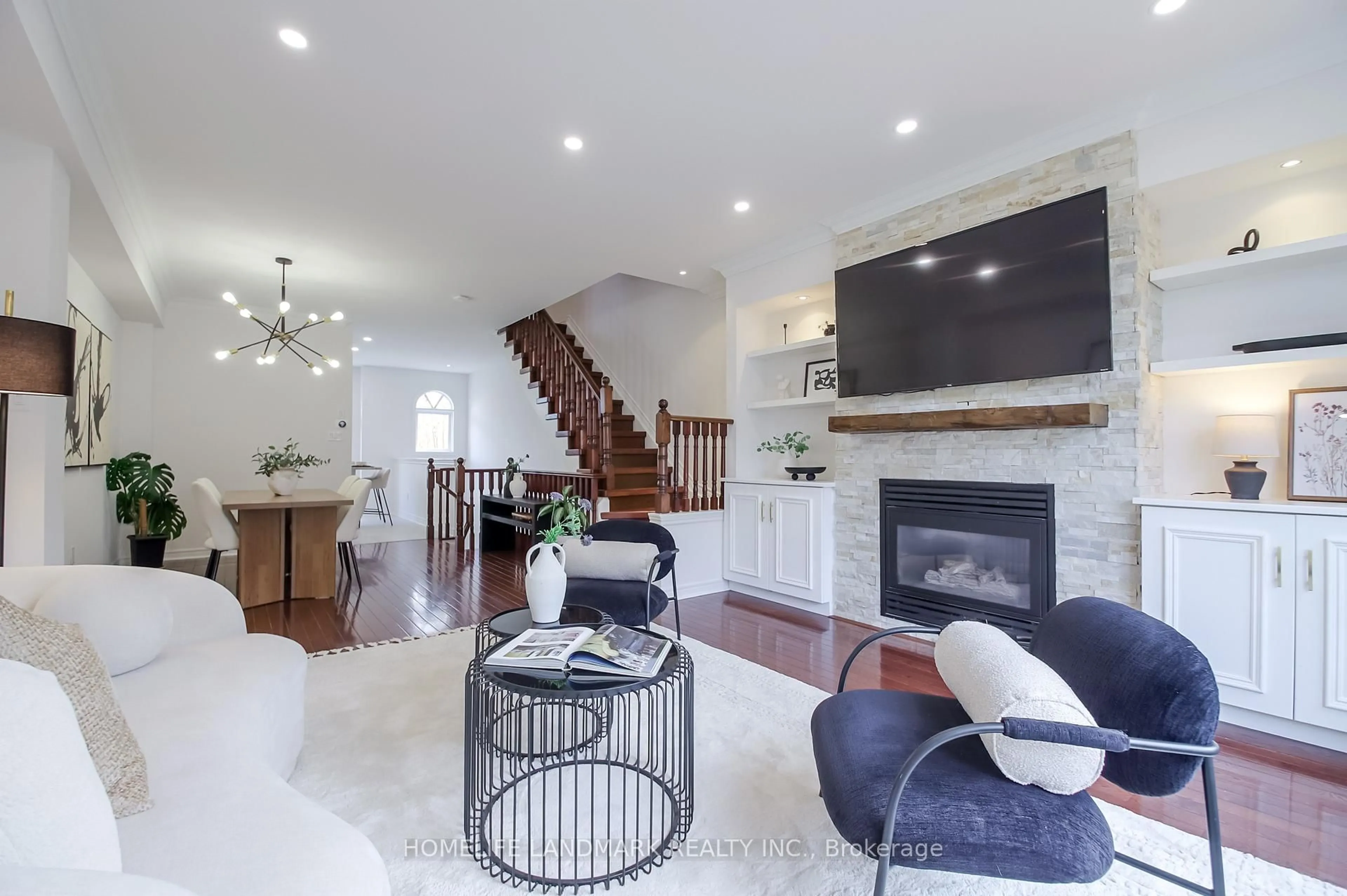 Living room with furniture, unknown for 34 Mendota Rd #9, Toronto Ontario M8Y 1E8
