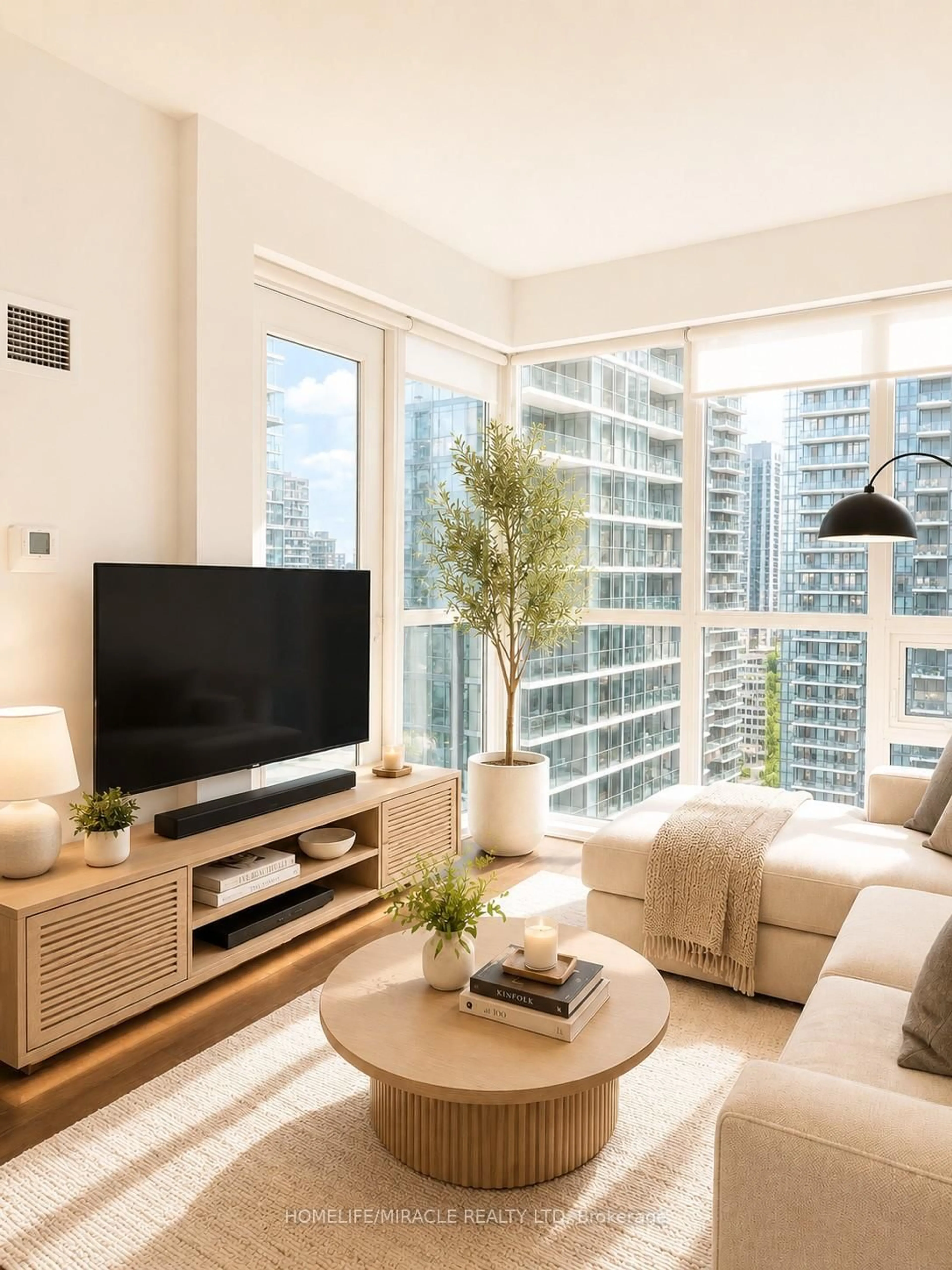 Living room with furniture, unknown for 510 Curran Pl #2106, Mississauga Ontario L5B 0J8