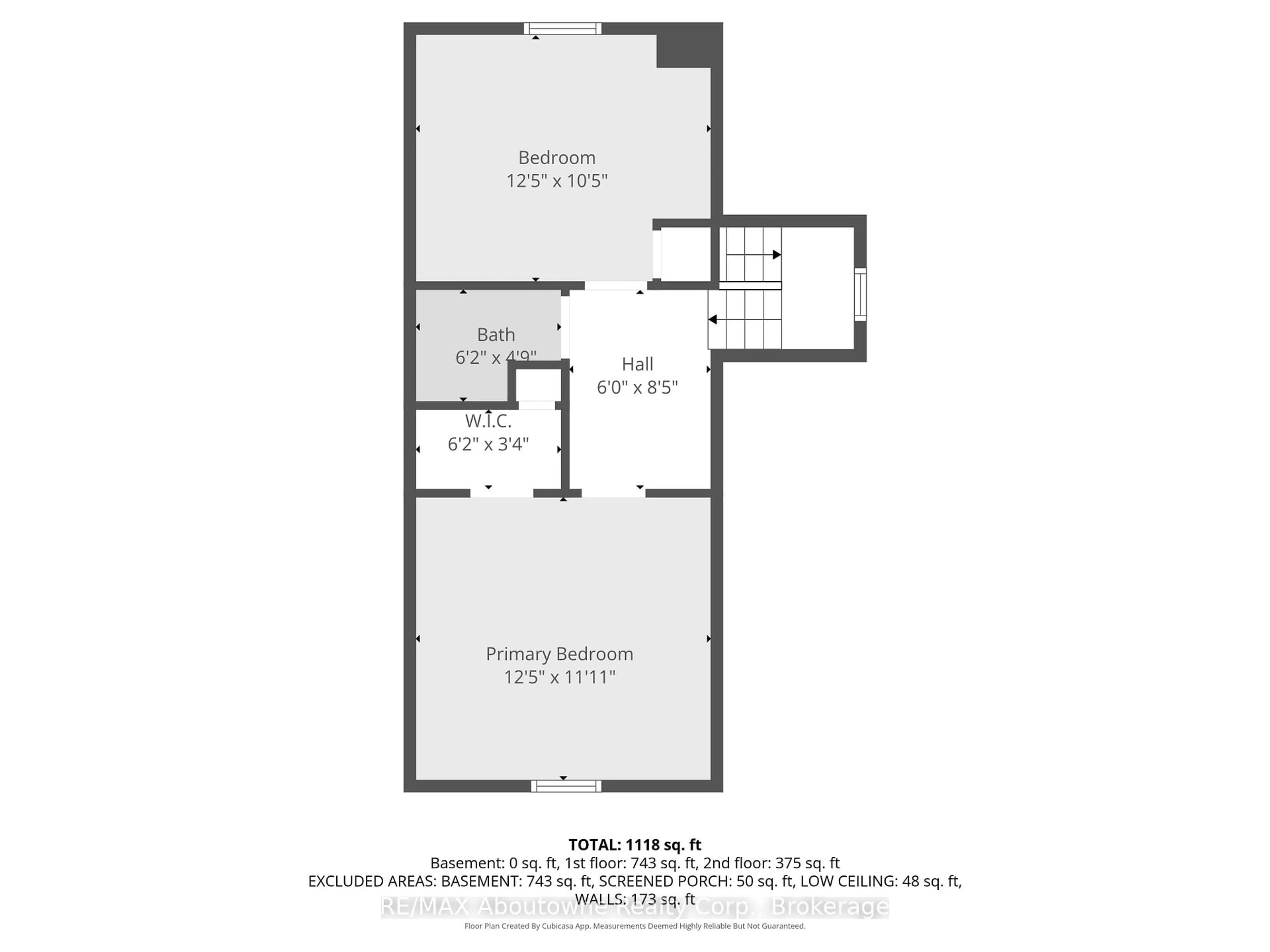 Floor plan for 125 Main St, Halton Hills Ontario L7J 1W5