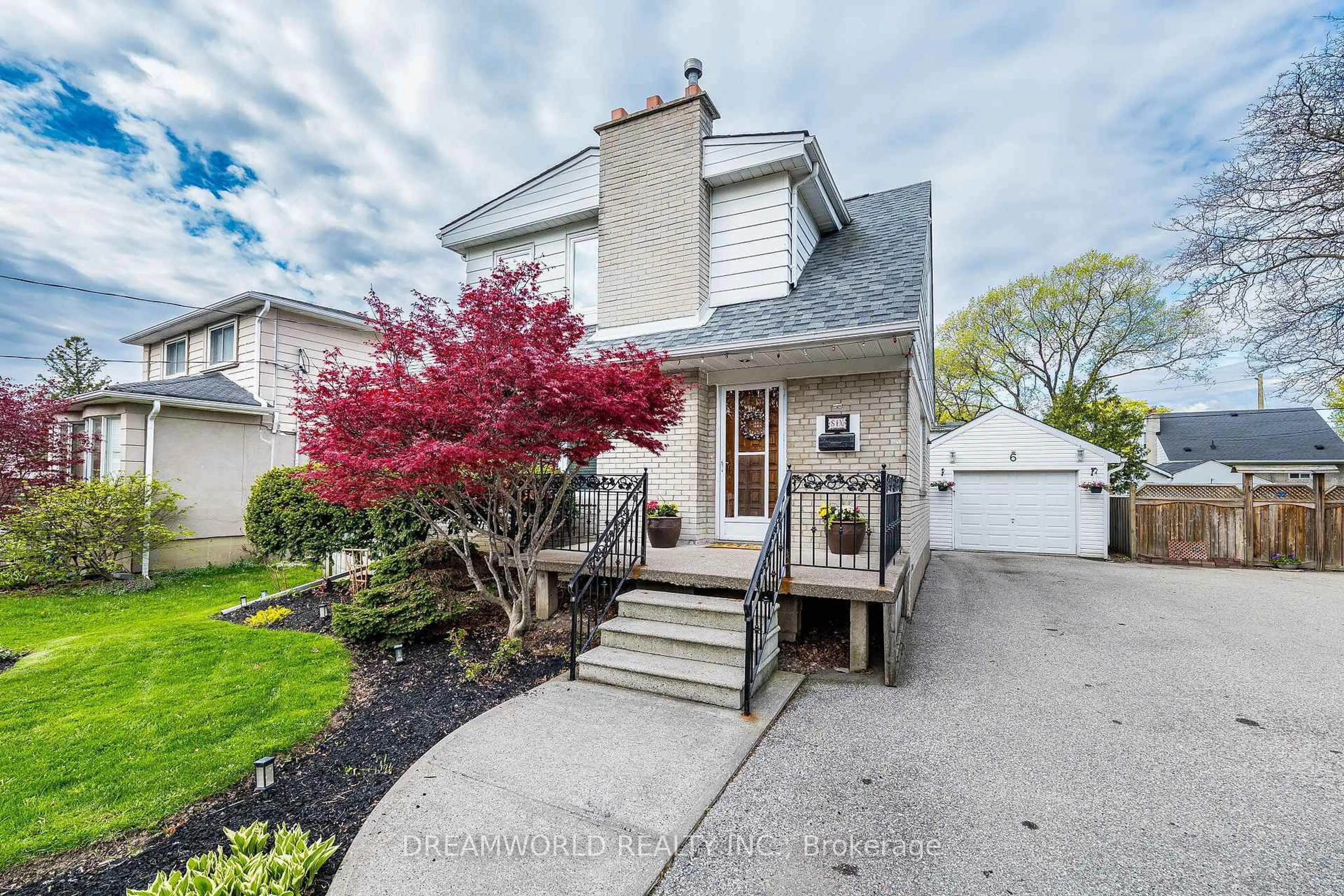 Home with vinyl exterior material, street for 6 Esmond Cres, Toronto Ontario M9W 3P8