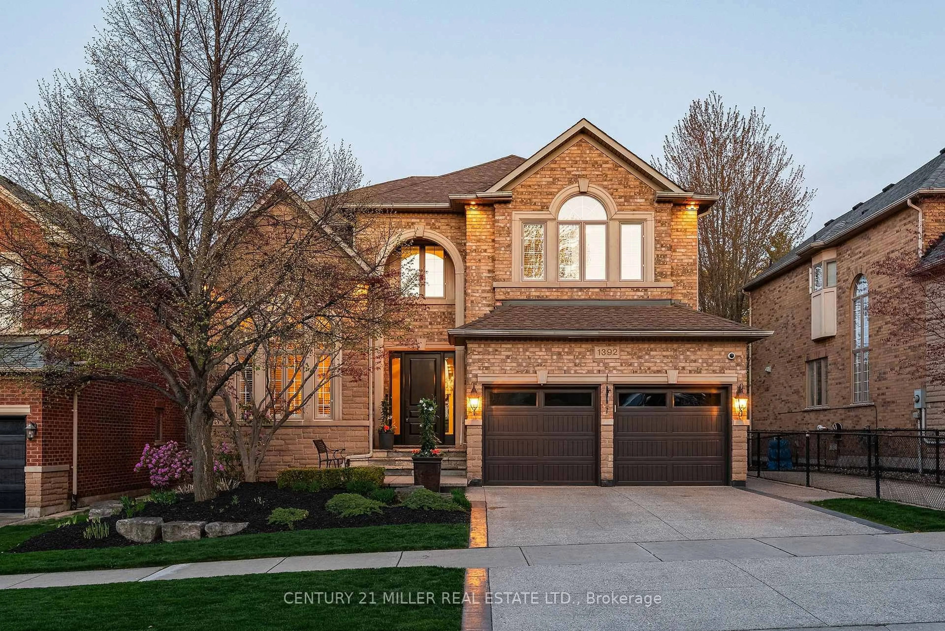 Home with brick exterior material, street for 1392 Clearwater Cres, Oakville Ontario L6H 7J5