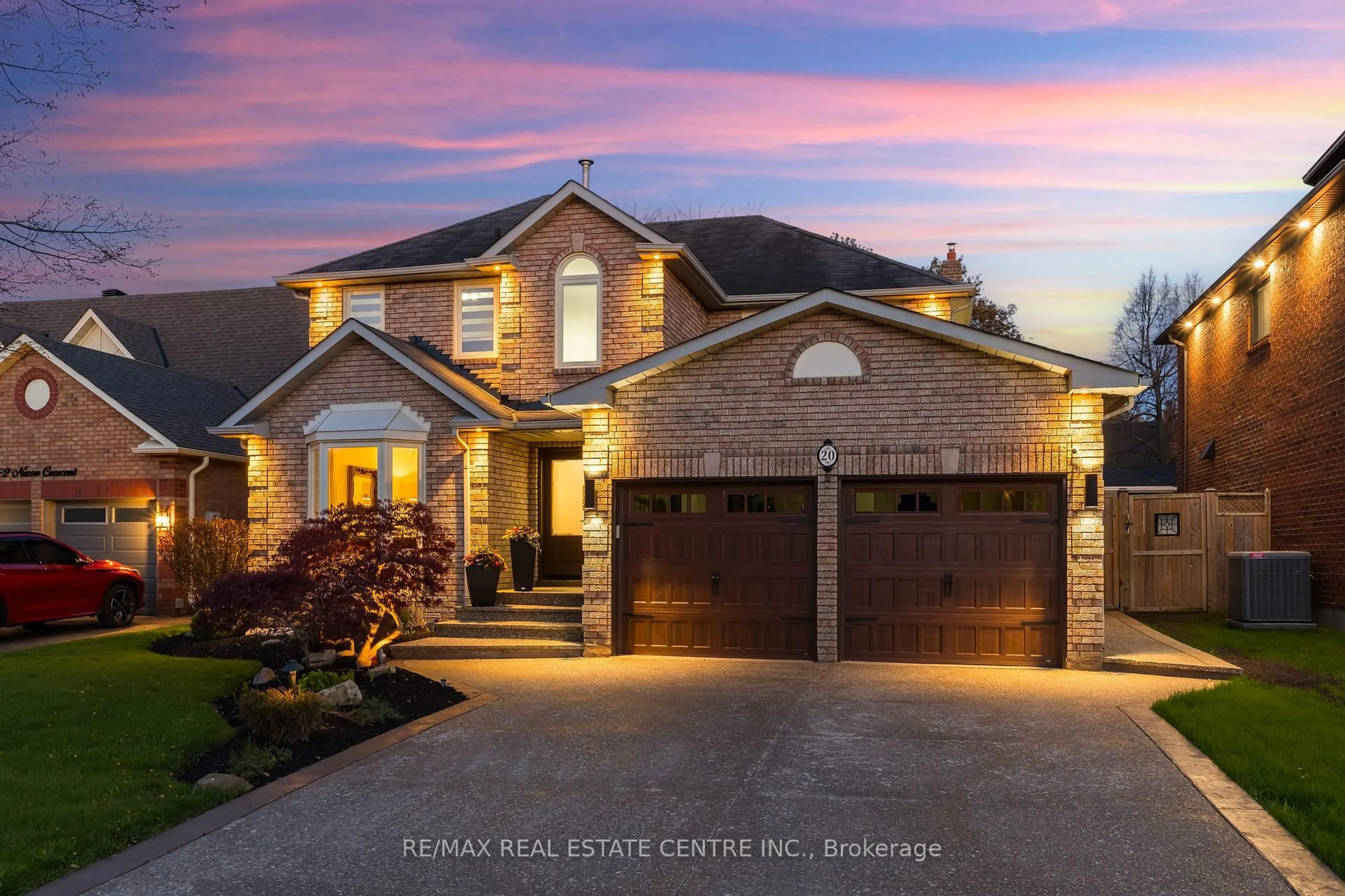 Home with brick exterior material, street for 20 Nixon Cres, Halton Hills Ontario L7G 5K2