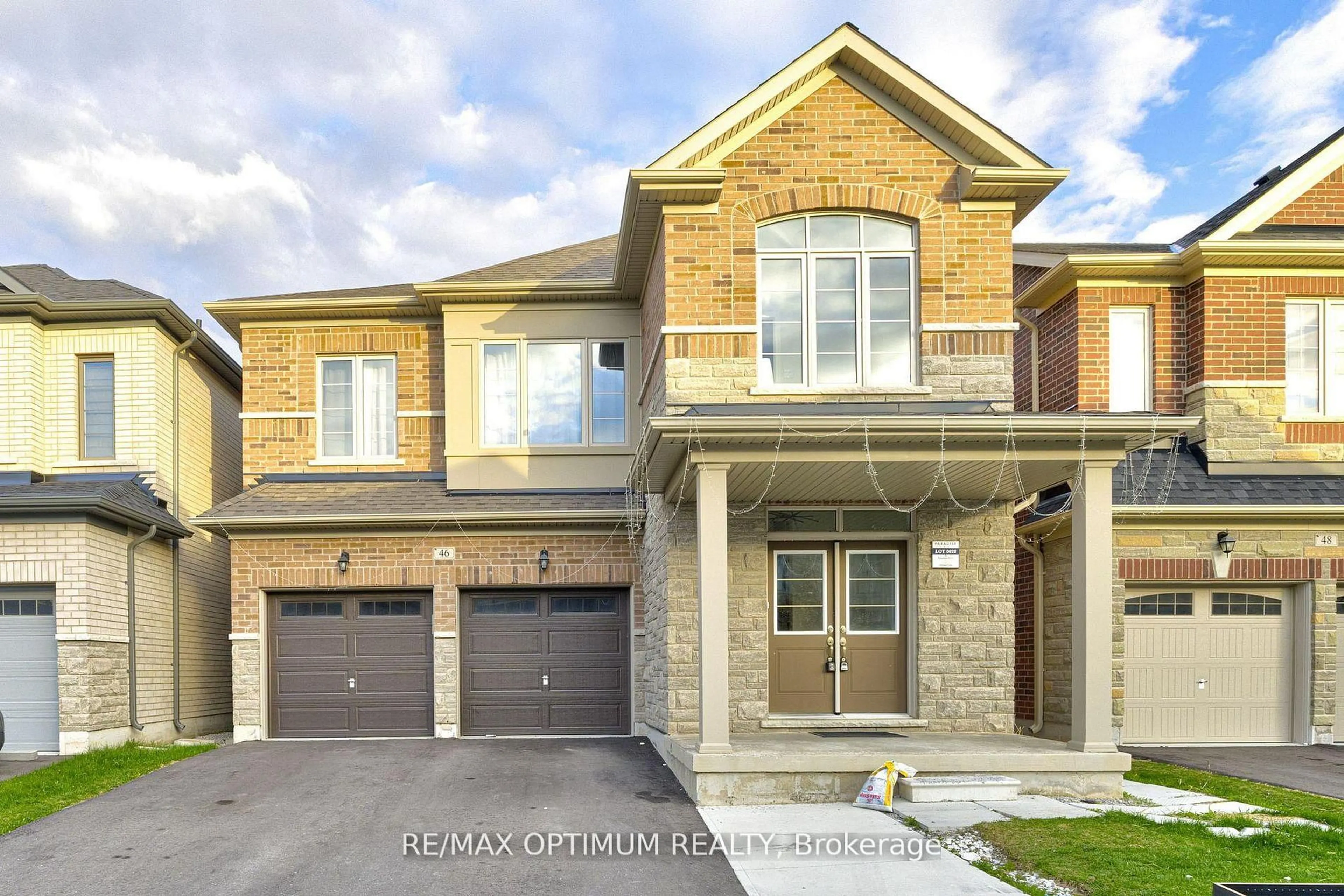 Home with brick exterior material, street for 46 Eastman Dr, Brampton Ontario L6X 5S5