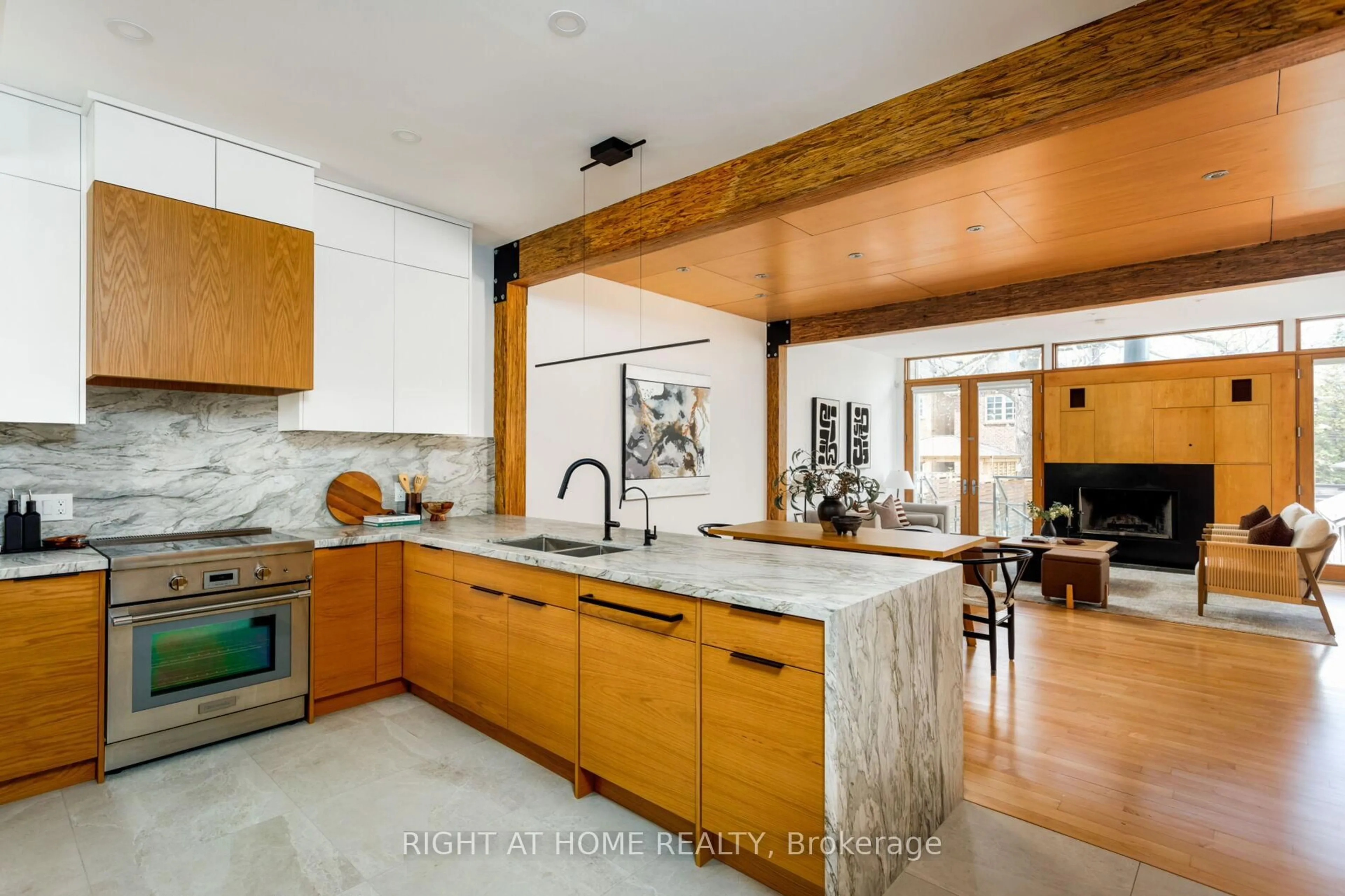 Contemporary kitchen, ceramic/tile floor for 16 Marquis Ave, Toronto Ontario M8X 1V4
