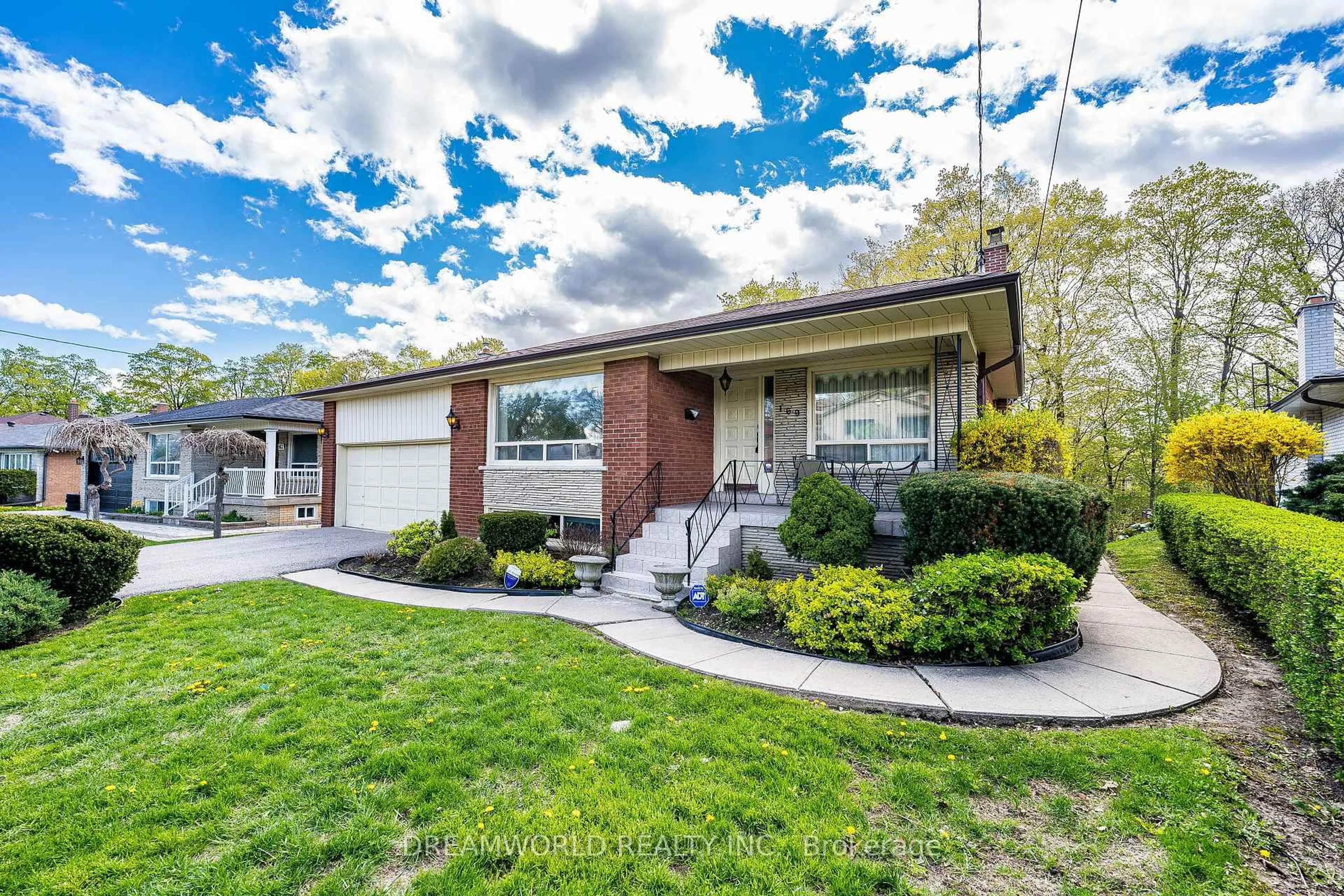 Home with brick exterior material, street for 169 Grandravine Dr, Toronto Ontario M3J 1B6
