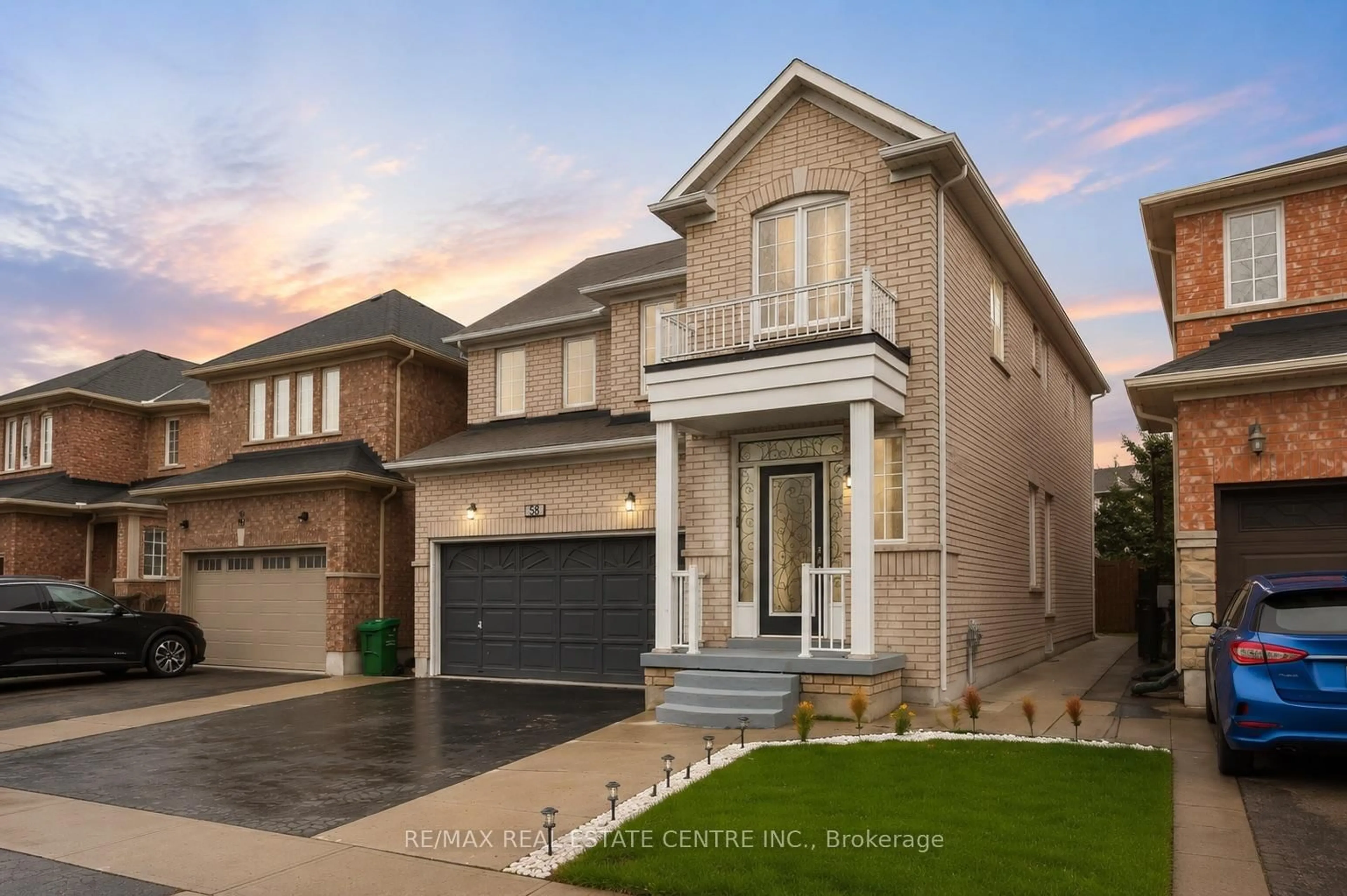Home with brick exterior material, street for 58 Knightswood Cres, Brampton Ontario L7A 3W9