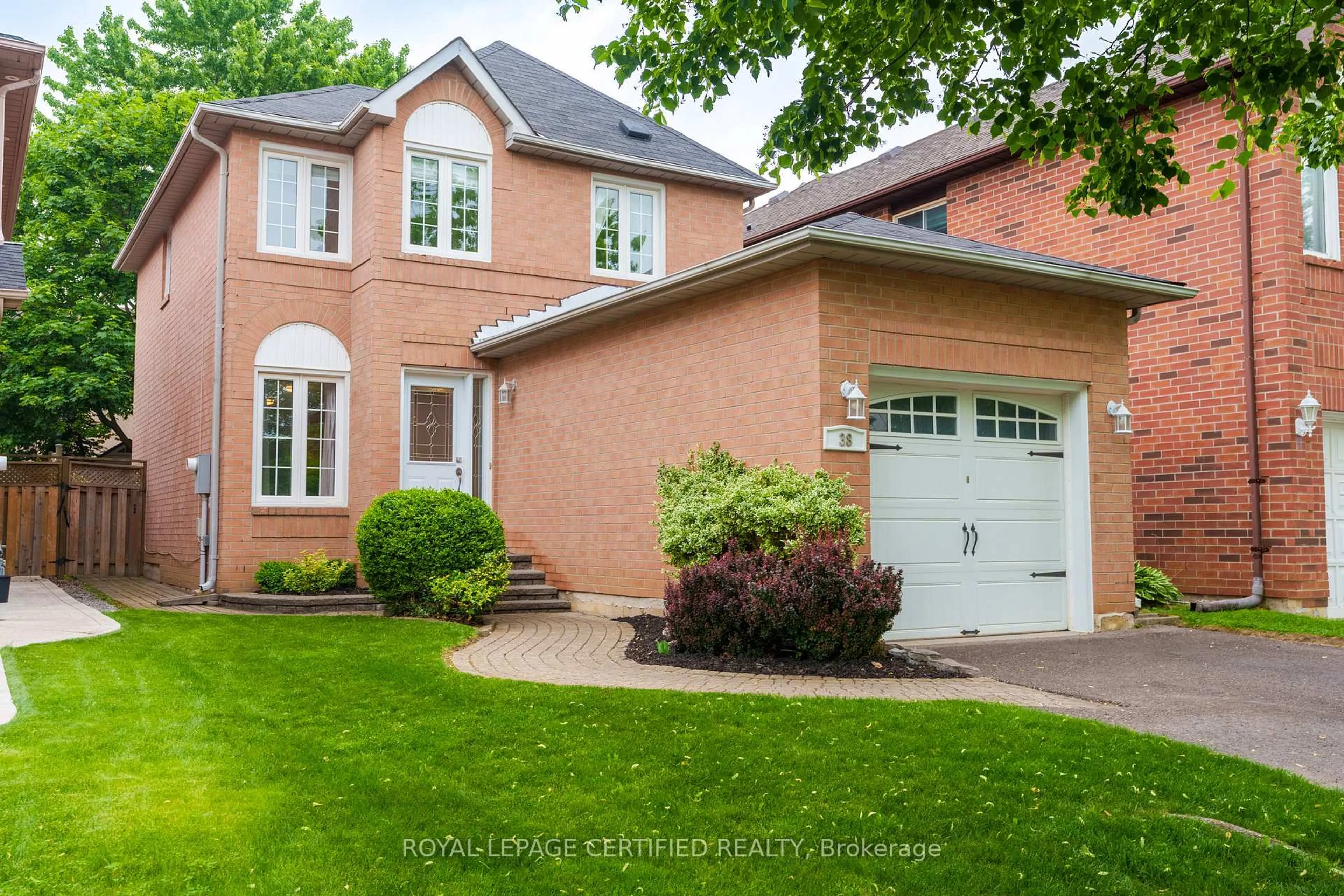 Home with brick exterior material, street for 38 Banner Rd, Brampton Ontario L6X 4K8