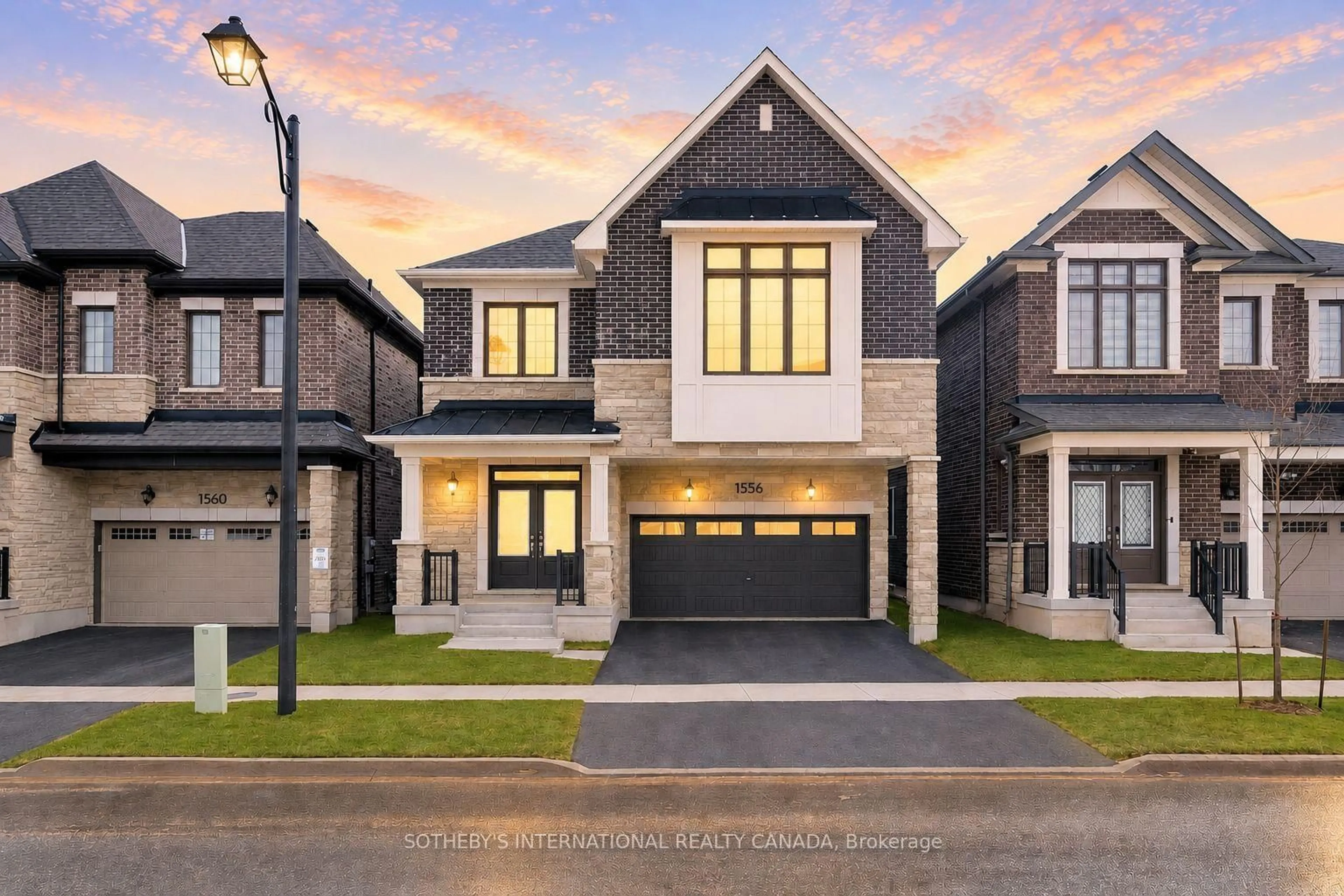 Home with brick exterior material, street for 1556 Cookman Dr, Milton Ontario L9E 2A7