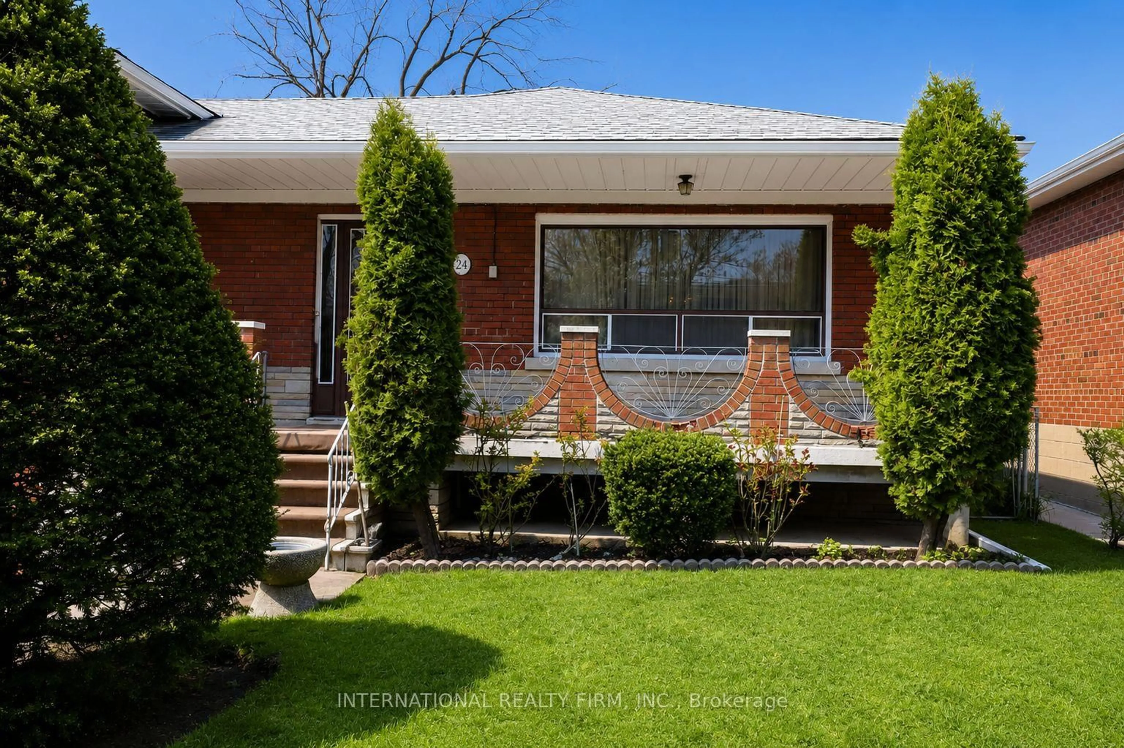 Home with brick exterior material, street for 24 Morgan Ave, Toronto Ontario M8Y 2Z8