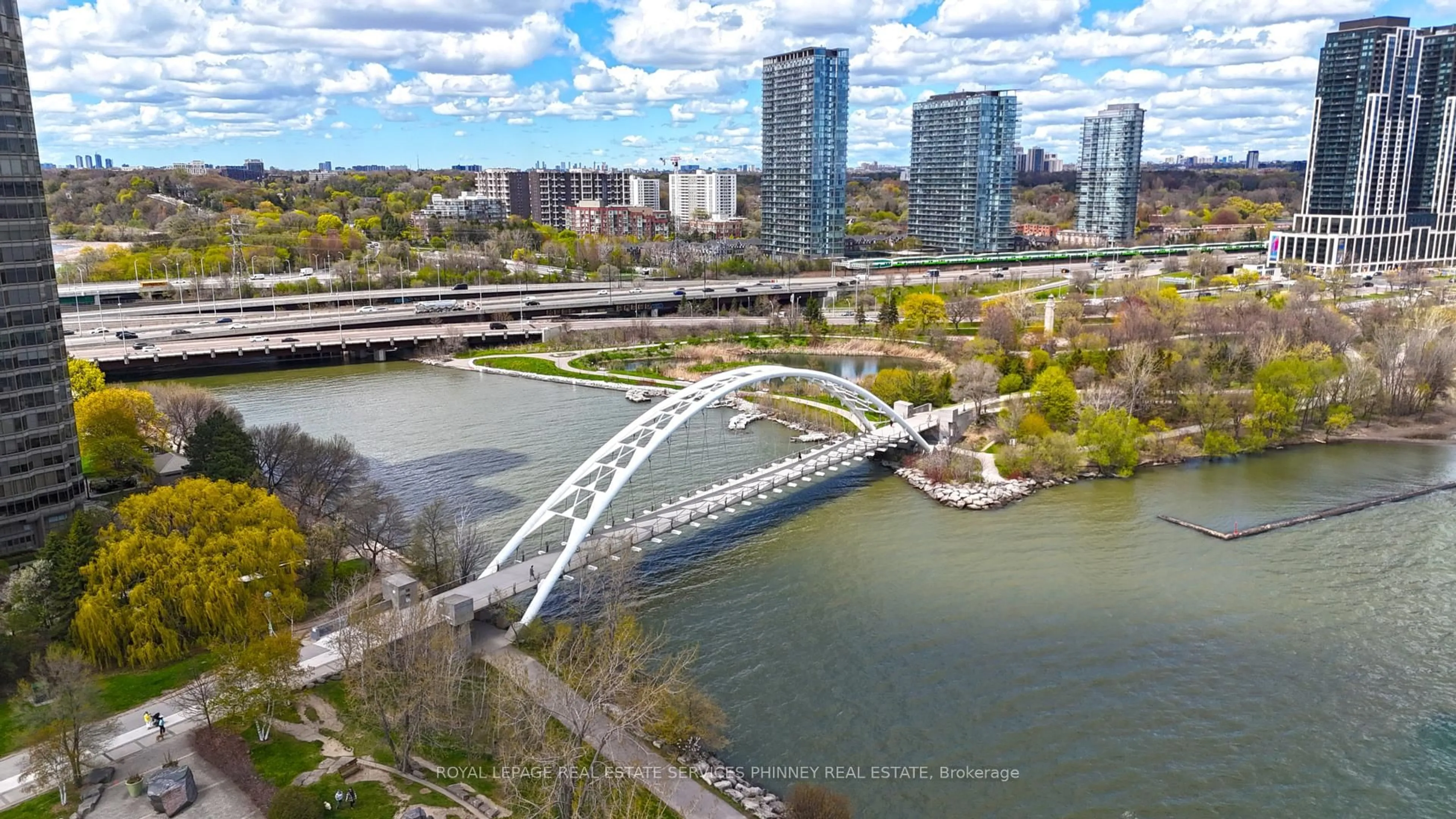 A pic from outside/outdoor area/front of a property/back of a property/a pic from drone, water/lake/river/ocean view for 2045 Lake Shore Blvd #4107, Toronto Ontario M8V 2Z6
