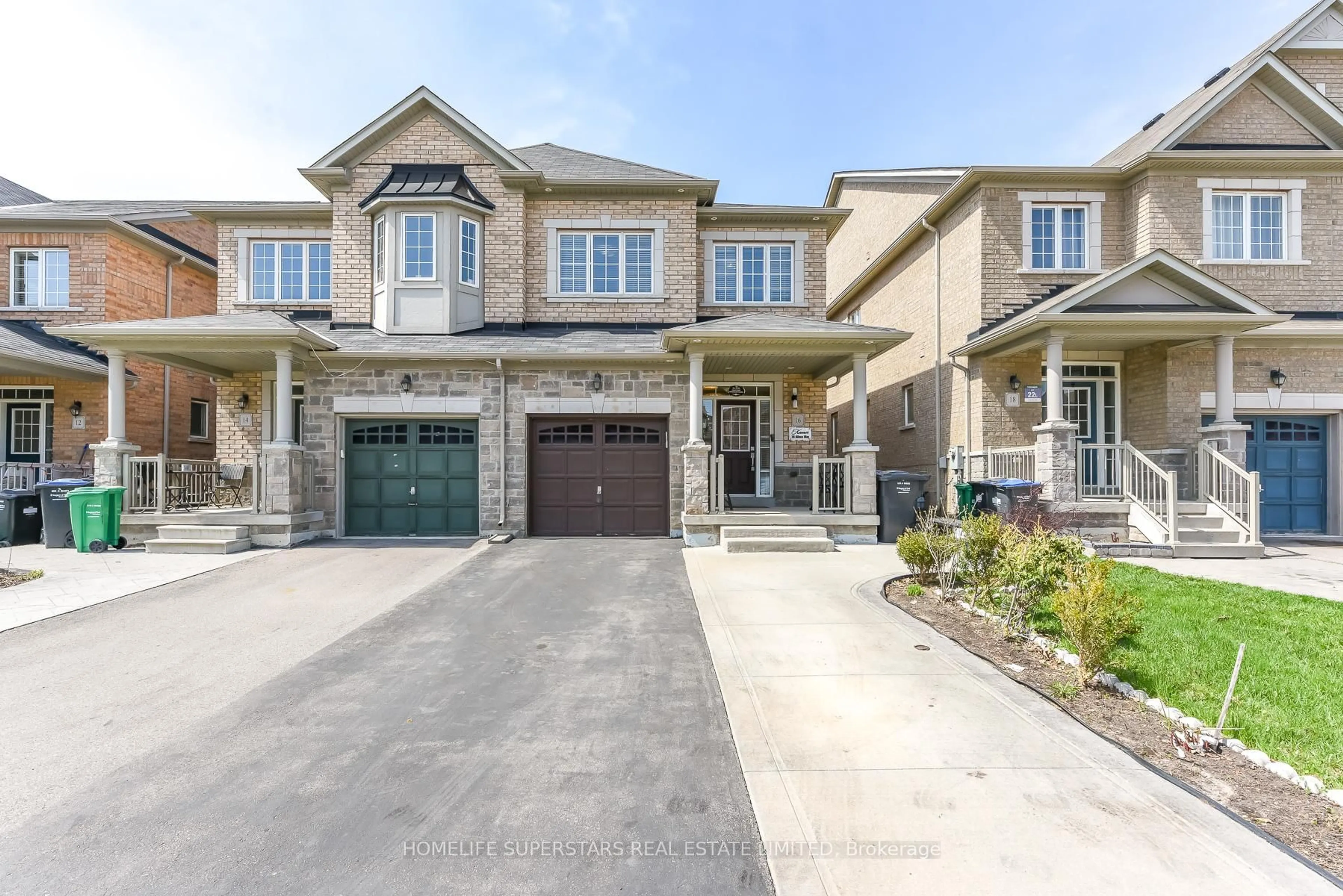 Home with brick exterior material, street for 16 Altura Way, Brampton Ontario L6P 4A1